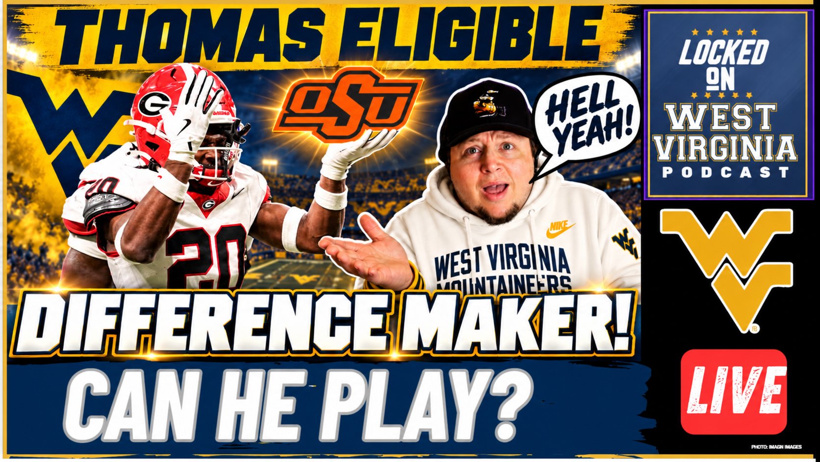 BREAKING- West Virginia adds Georgia Safety Thomas to the Mix as he is ELIGIBLE NOW!