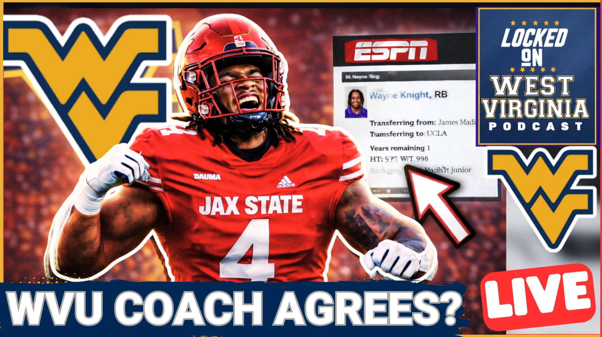 ESPN WRONG? West Virginia coach WEIGHS IN on Cam Cook!