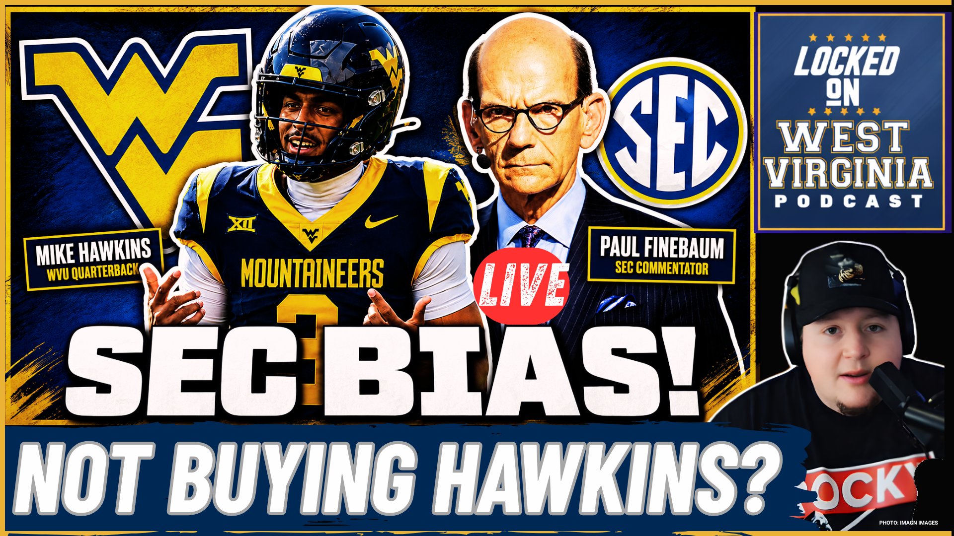 SEC BIAS? Paul Finebaum Talks Smack About WVU QB Michael Hawkins Jr | Richrod Believer?