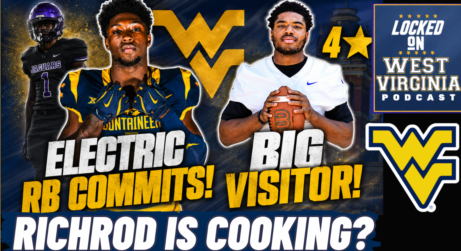 BANG- WVU Lands Explosive RB Moni Williams! 4-Star QB Justin Murphy ON CAMPUS!