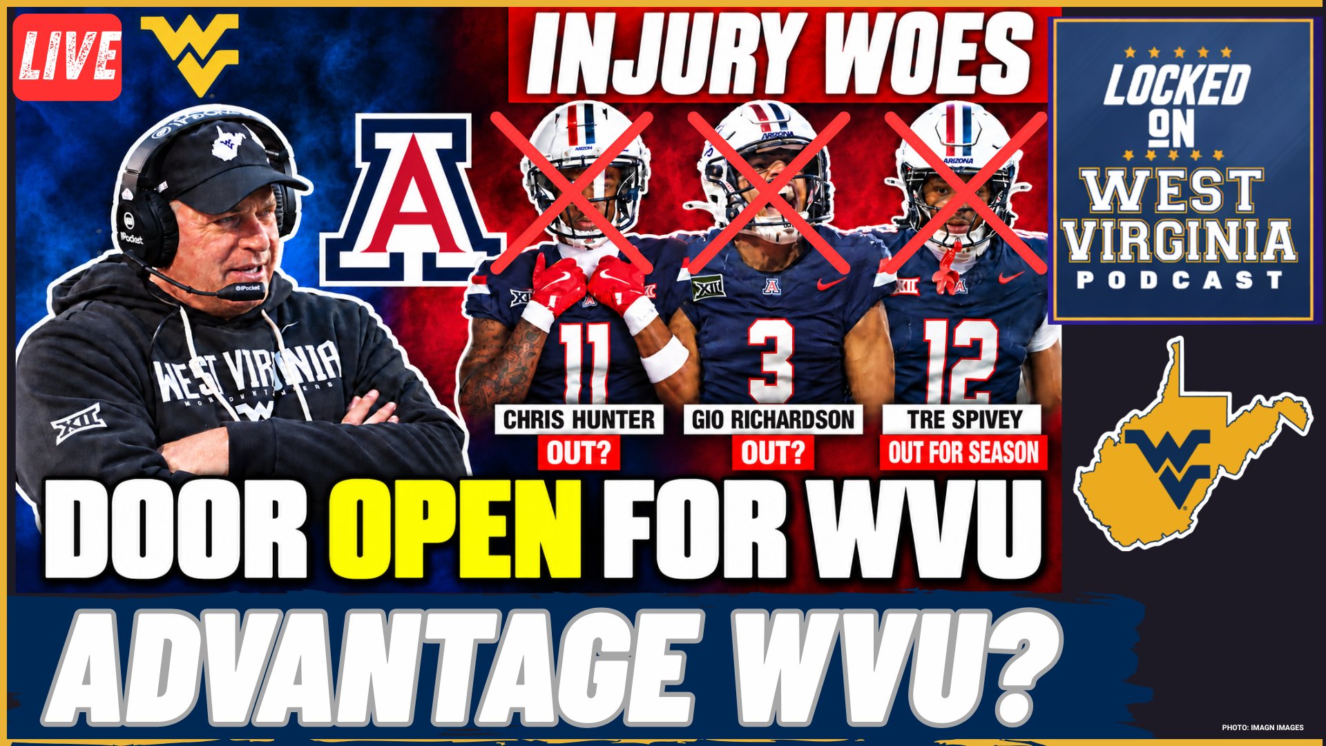 WOUNDED WILDCATS! Arizona’s Receiver Injuries Give WVU MASSIVE Upset Potential!