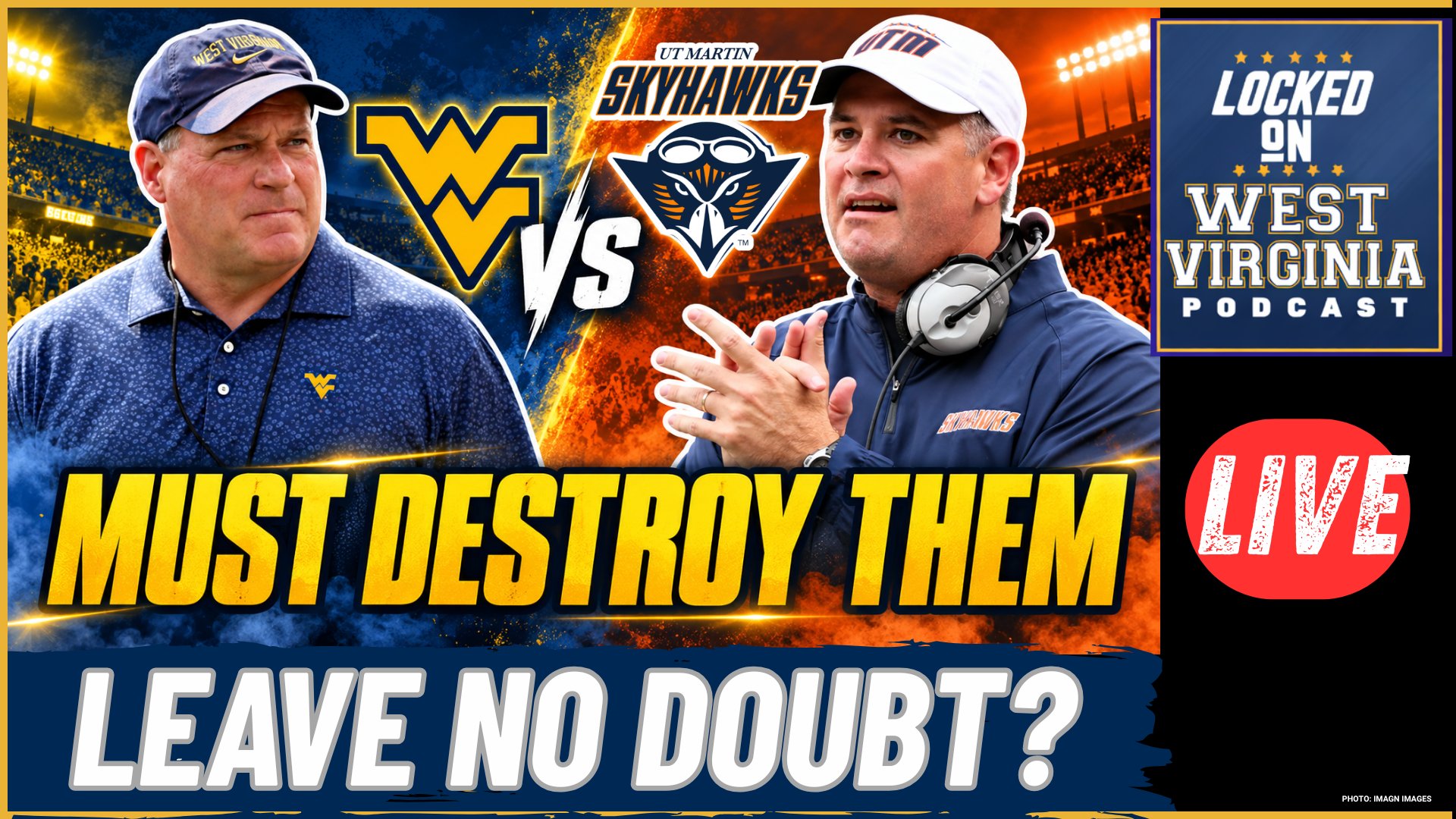 UPDATE- Mountaineer Paul gives you the BIGGEST KEYS to WVU vs UT Martin!