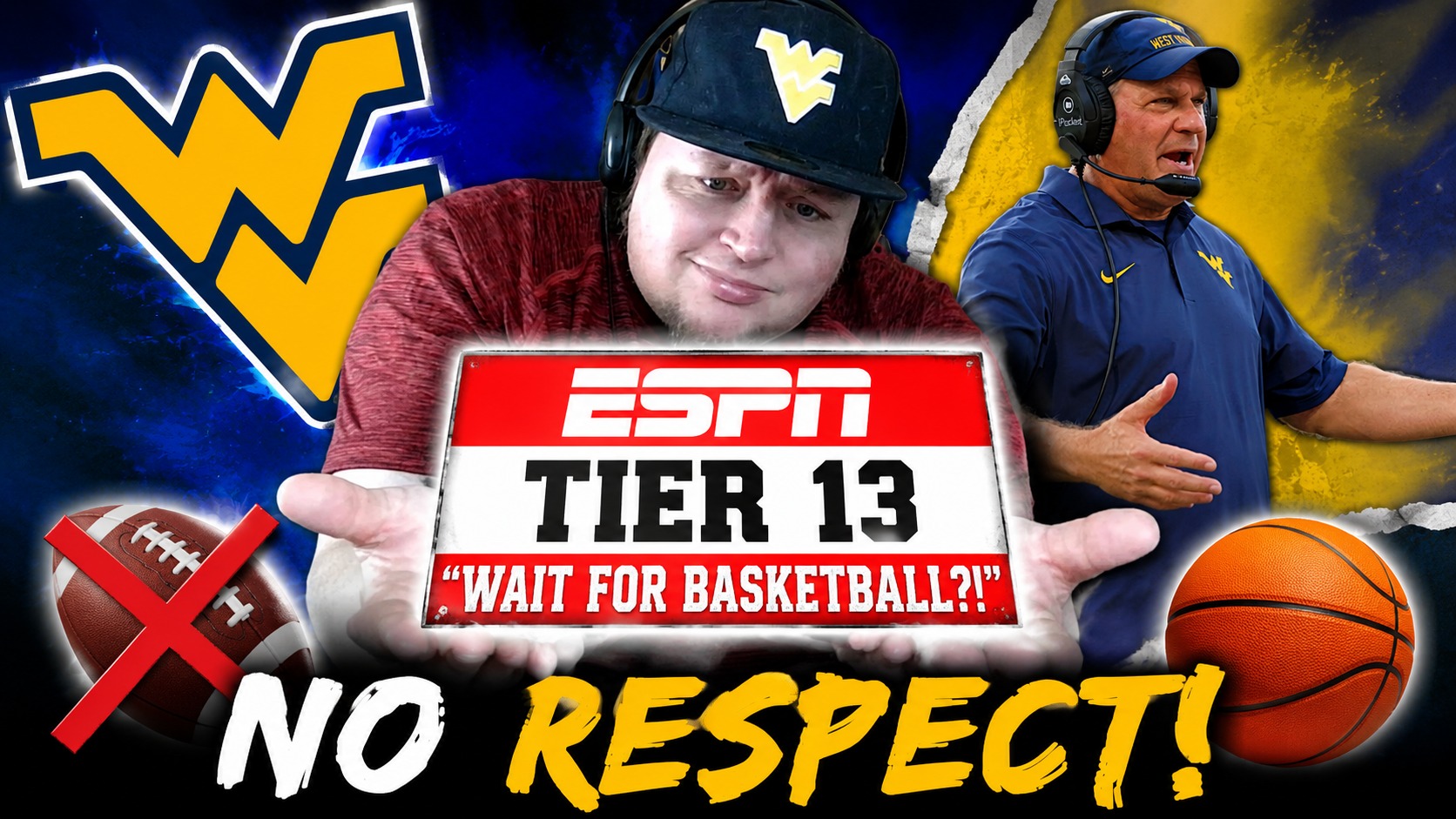 THREE MONTHS ’TIL BASKETBALL ?! ESPN Just DISRESPECTED WVU Football