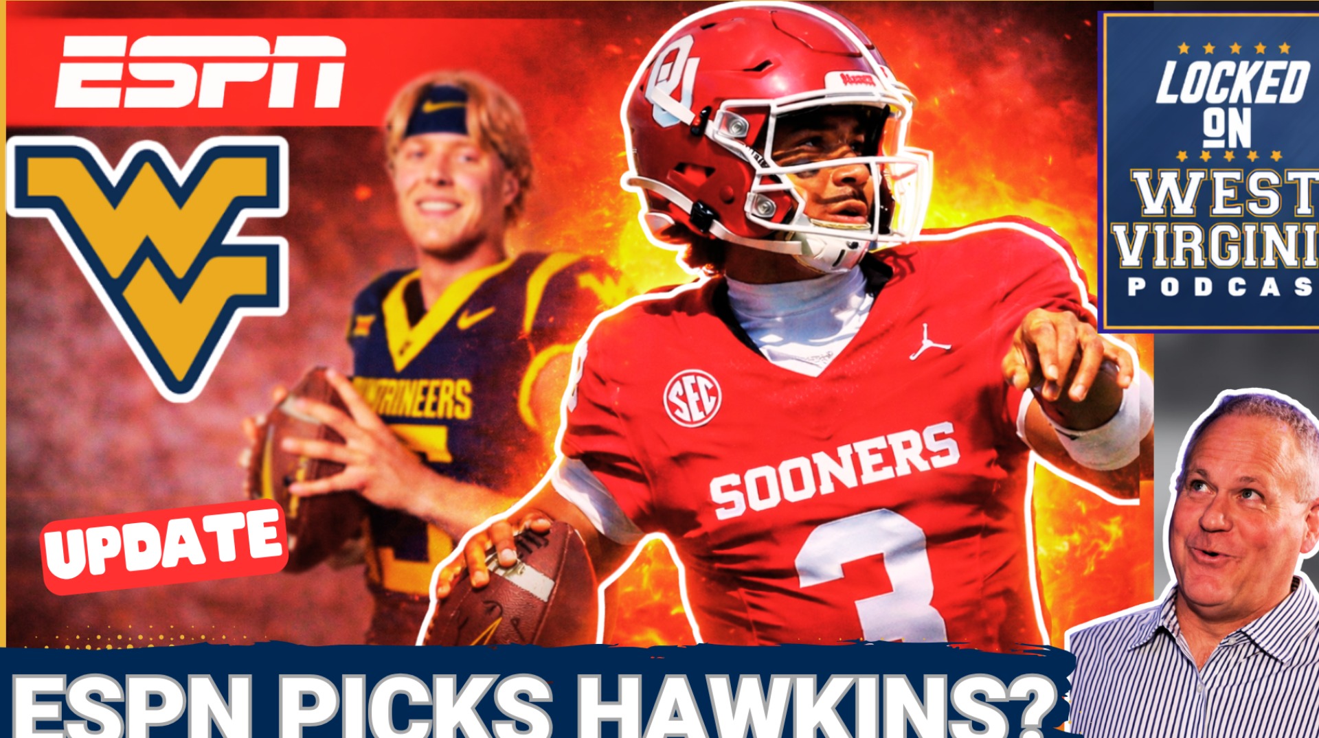 CHOSEN? ESPN makes Michael Hawkins Jr the DAY ONE starter for West Virginia!