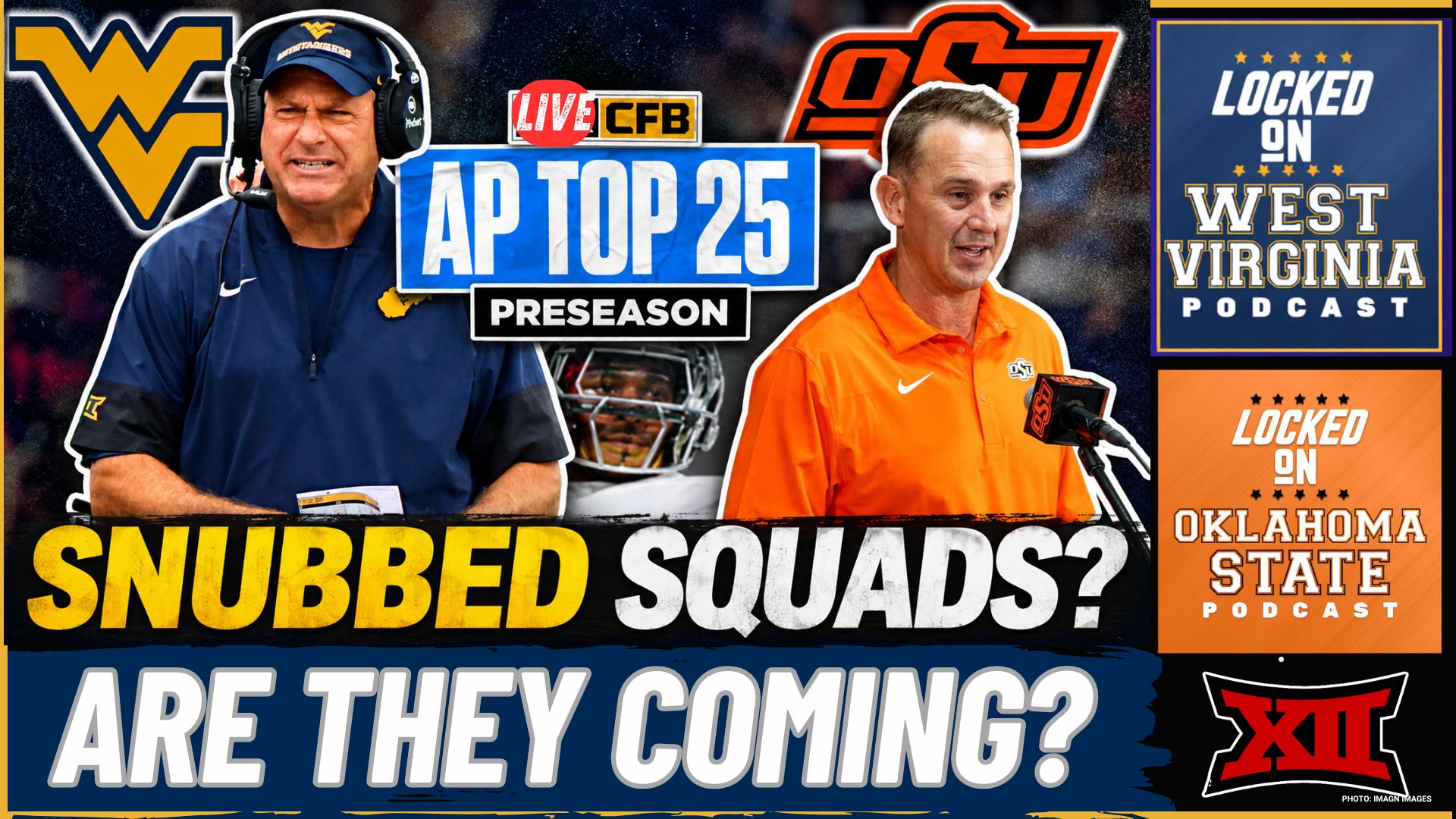 TOP 25 REACTION- Could WVU and Oklahoma State BOTH eventually crack the Top 25?