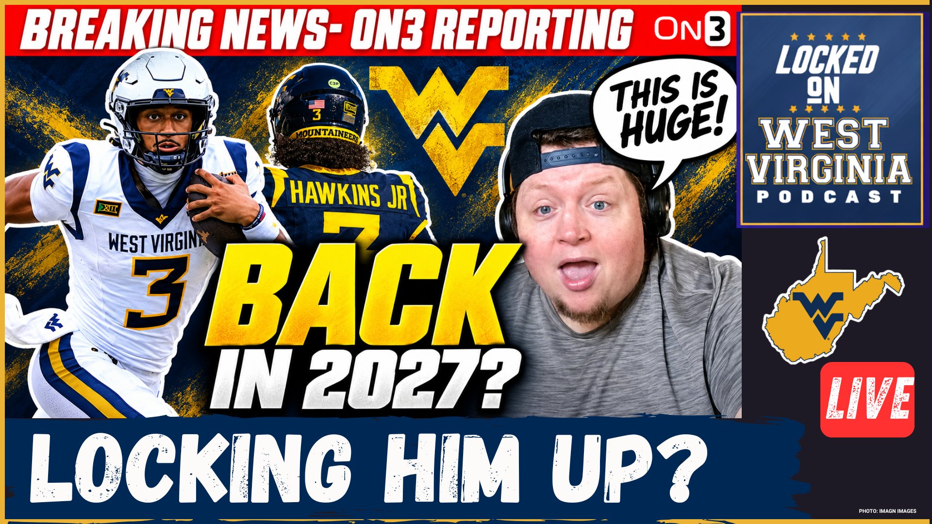 BREAKING- On3 Reports WVU Negotiating to KEEP Michael Hawkins Jr. in 2027!