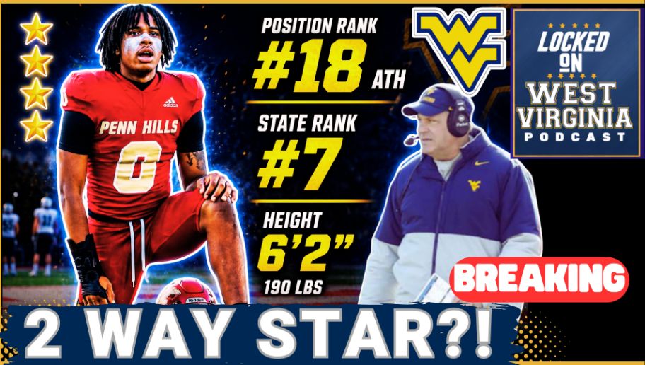 HUGE!! West Virginia lands a FOUR-STAR DB built for the Big 12 Baby!