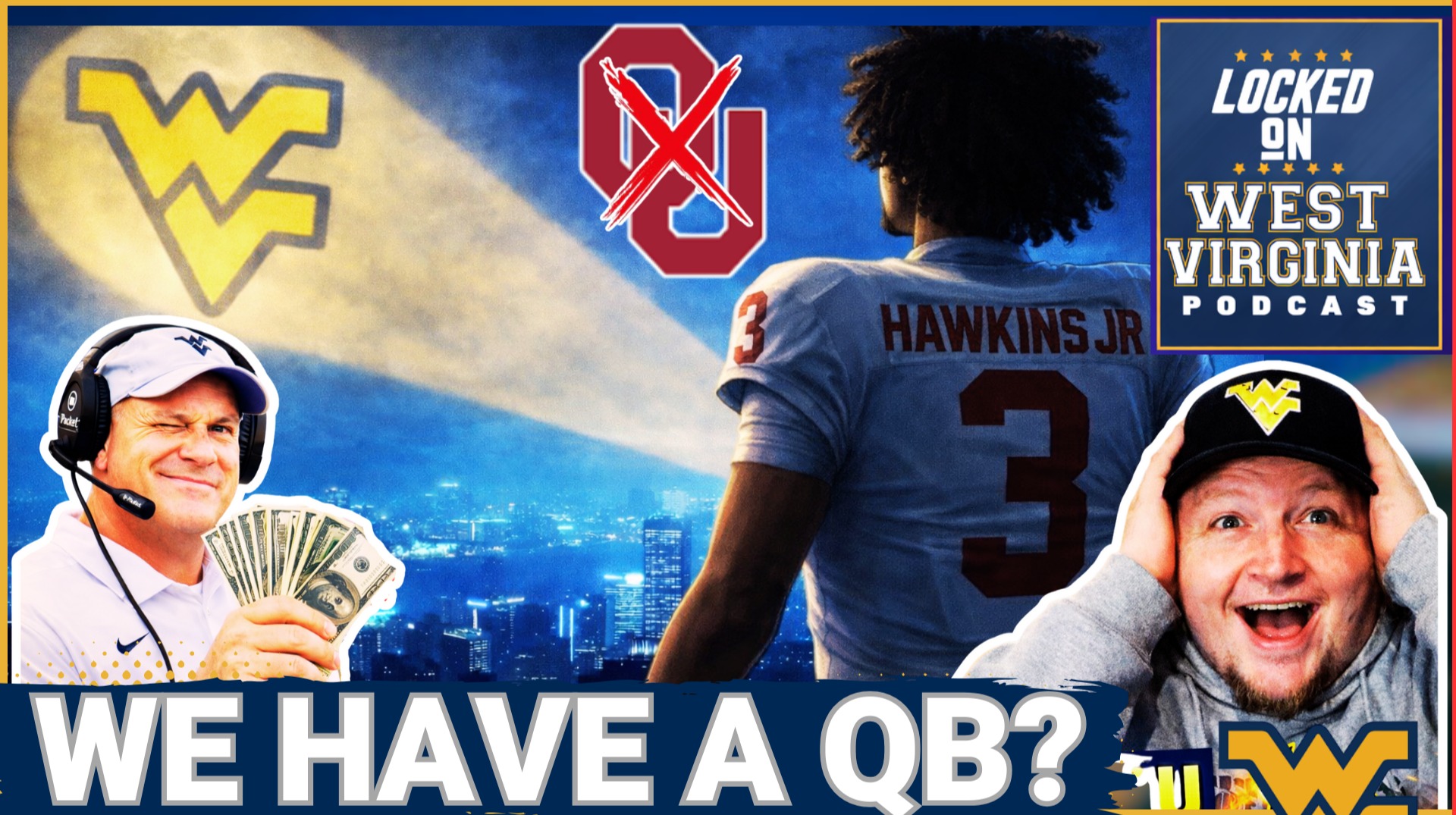 BREAKING NEWS: West Virginia signs LIGHTNING FAST Qb, Hawkins from Oklahoma!