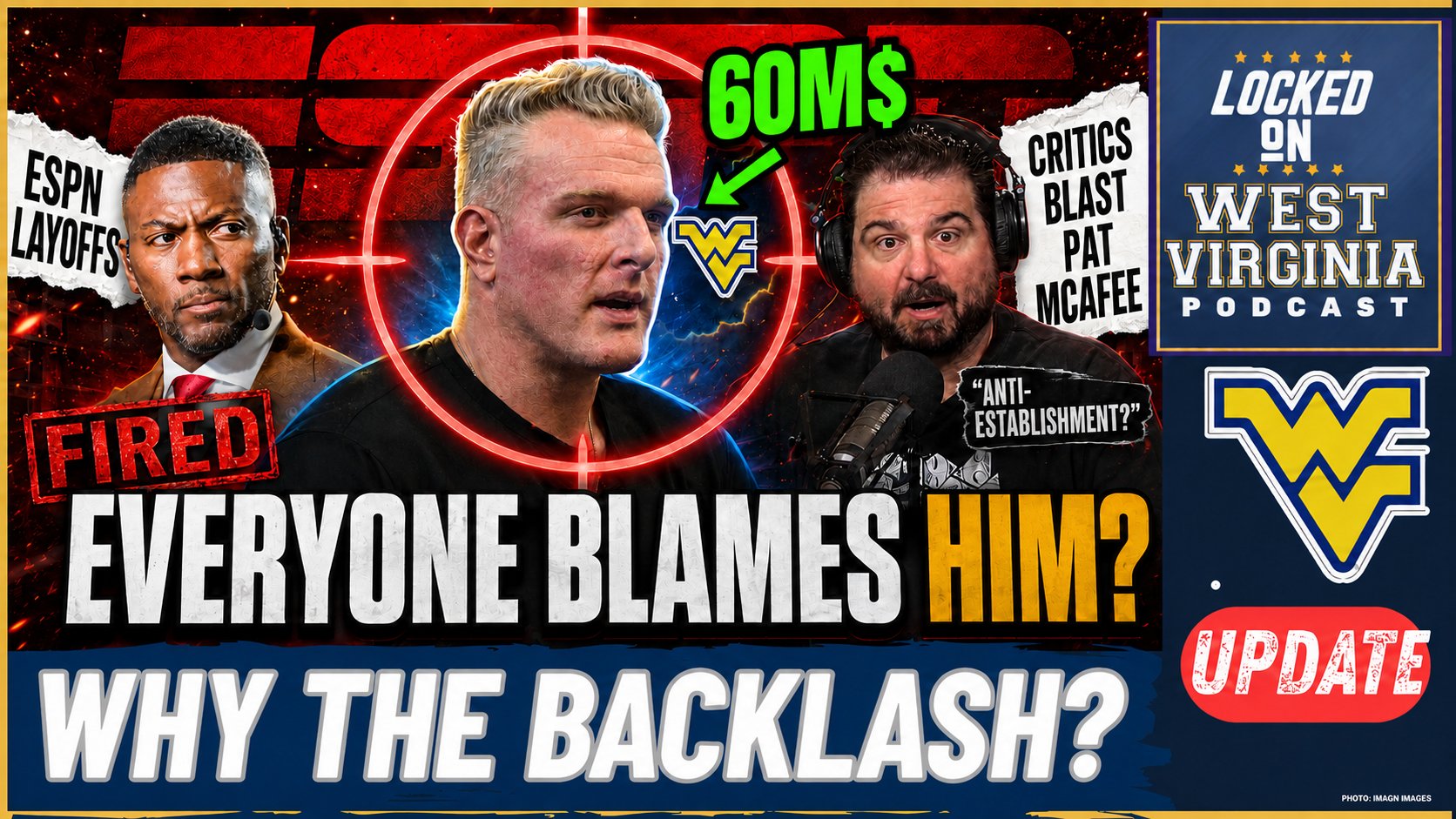 $60M offer has WVU’s Pat McAfee Is UNDER FIRE + | Coastal Picked to BEAT WVU?!
