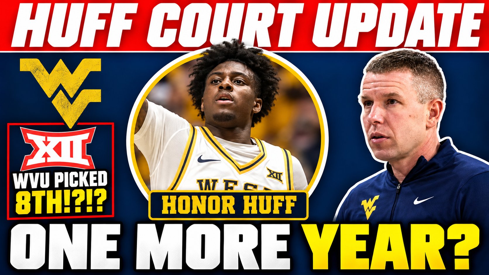 Honor Huff UPDATE: Court Case takes another step! + Big 12 Poll Reaction!
