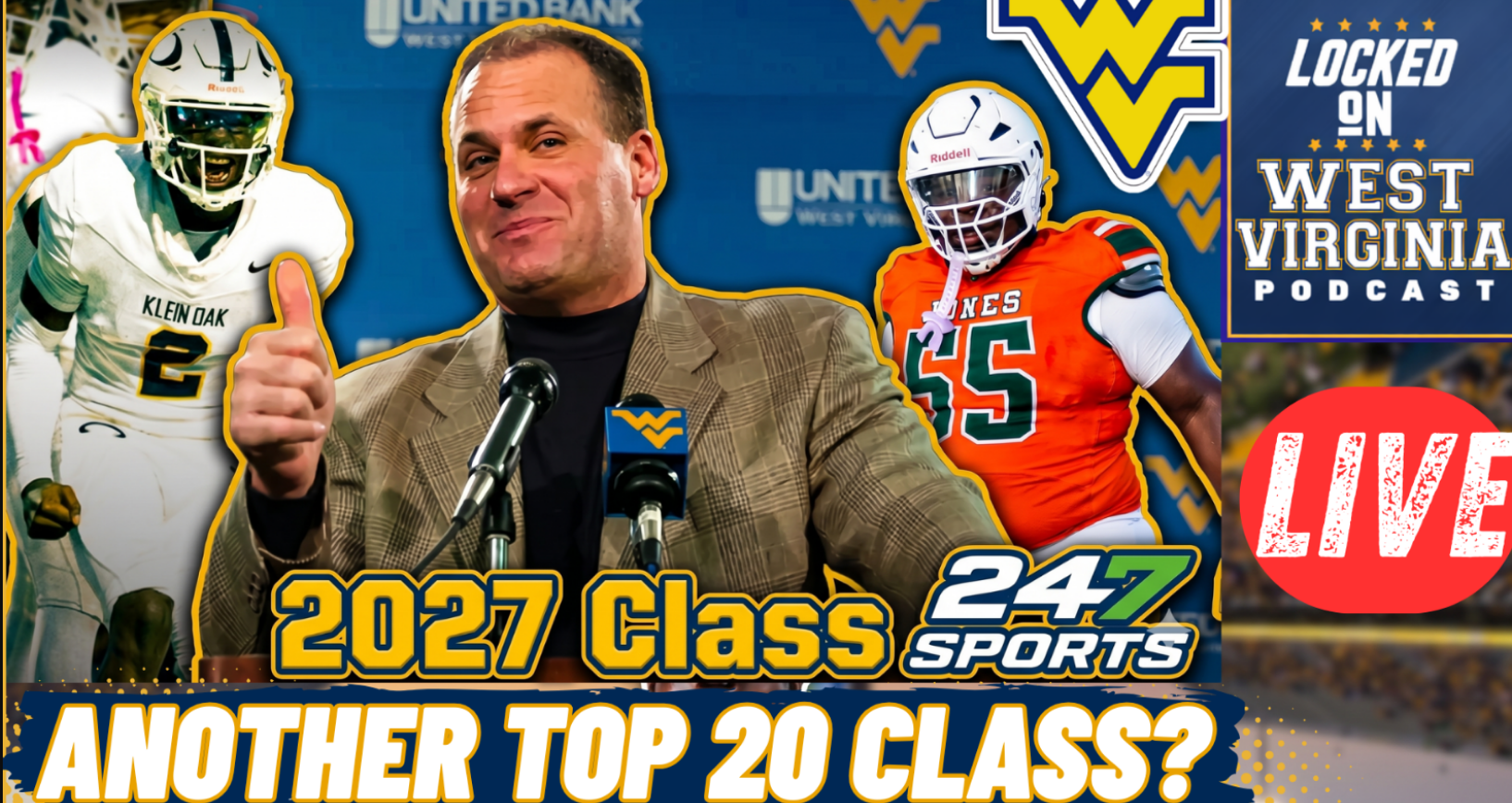 ANOTHER Top 20 Class? Rich Rodriguez Is Building A DAWG Factory At WVU!