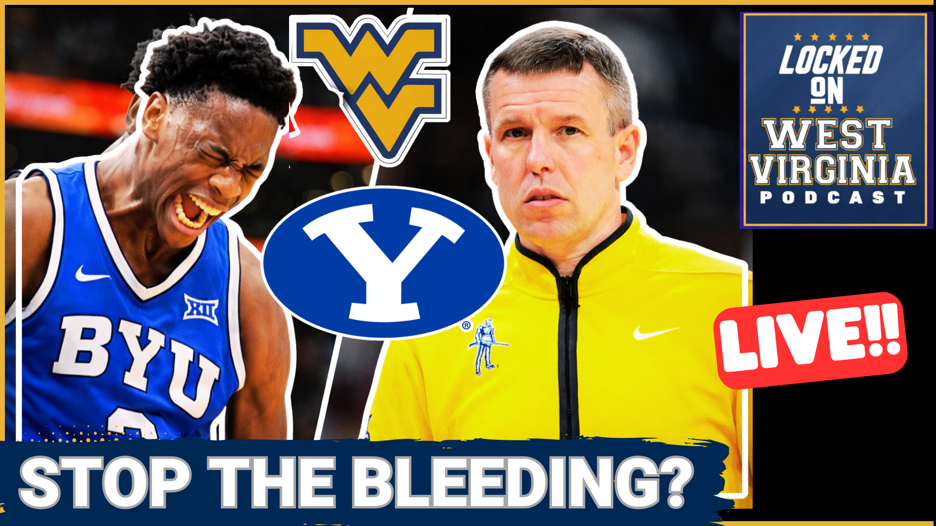 LIVE- Can West Virginia STOP THE BLEEDING vs BYU Saturday?