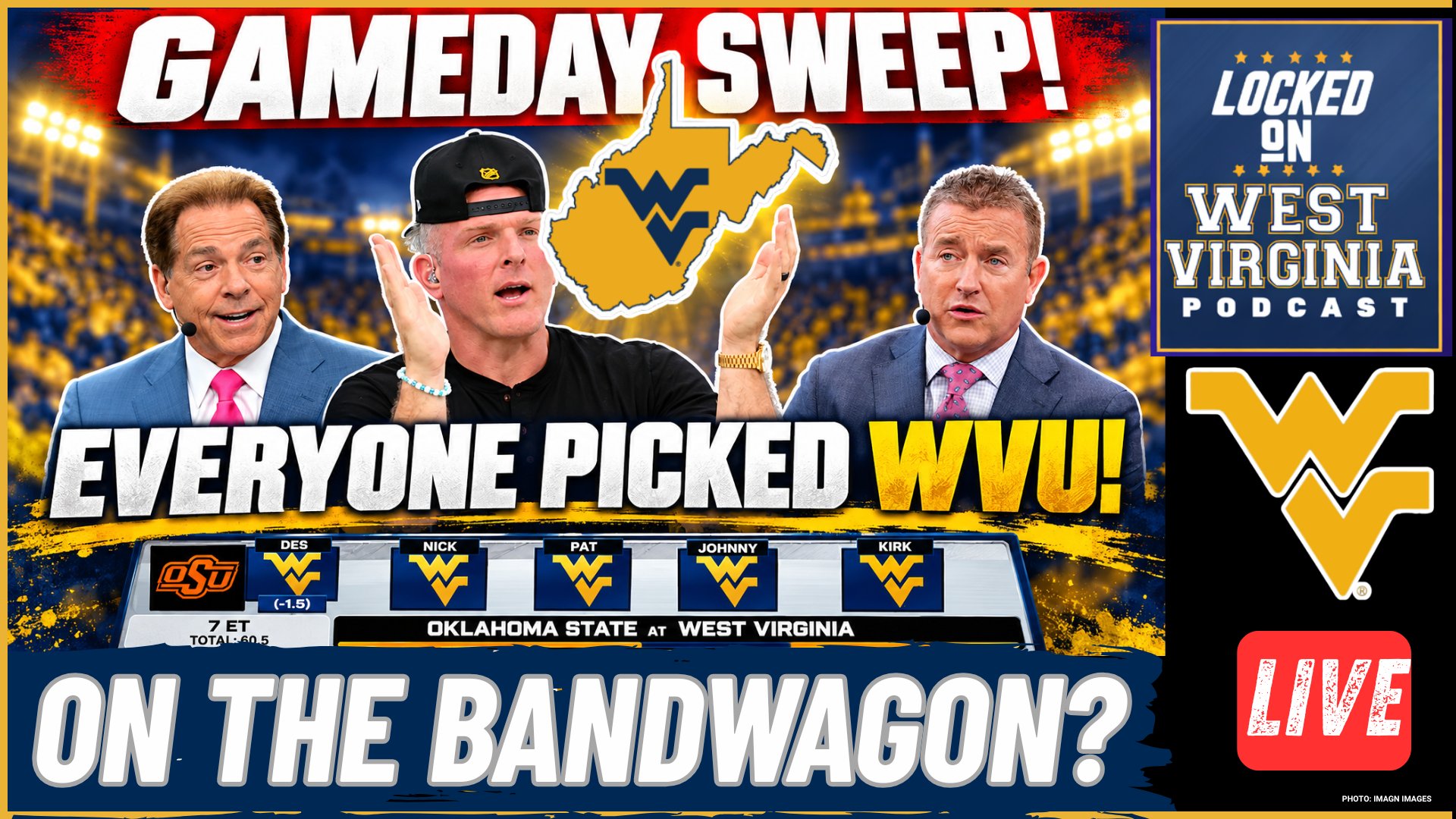 BREAKING- Entire Gameday Desk PICKS WVU in Stunning Move!