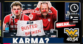 KARMA STRIKES! WVU Fans LAUGH as Indiana Basketball Completely MELTS DOWN!