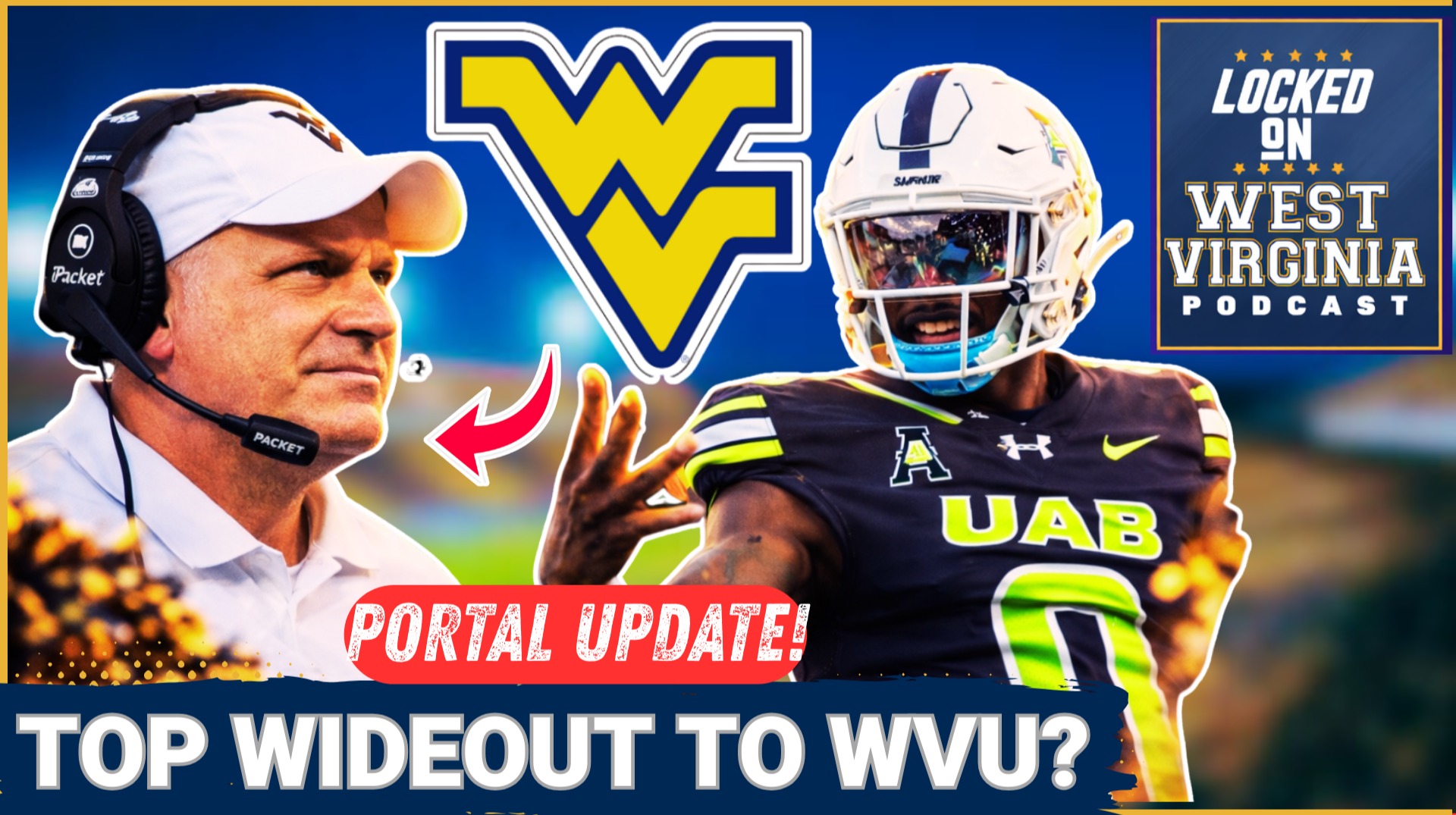 ALERT!! WVU ZEROES on DYNAMIC UAB Standout Wide Receiver Iverson Hooks!