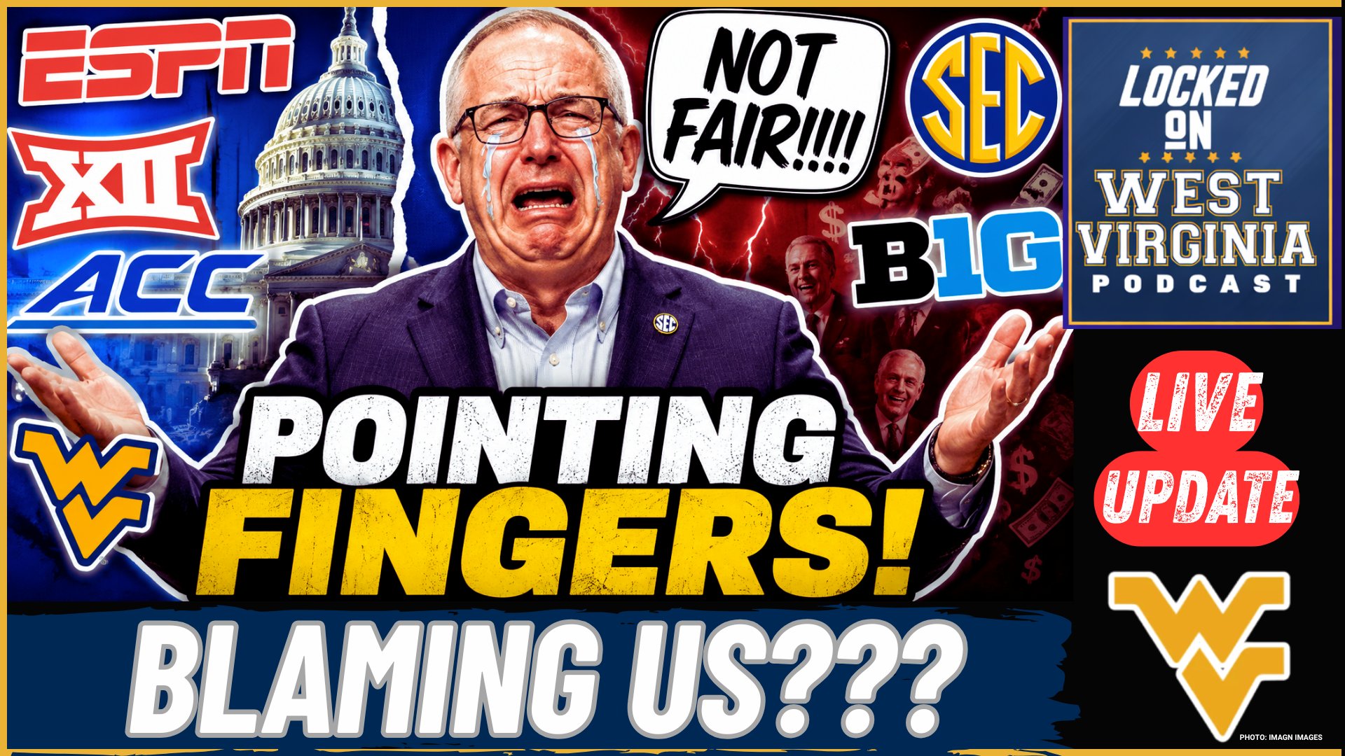 INSANE- Greg Sankey Wants CONTROL... BLAMES The Big 12 for CFB Chaos!