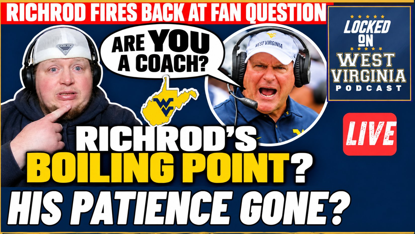 RichRod’s Patience Runs Thin as WVU Fans Demand Answers