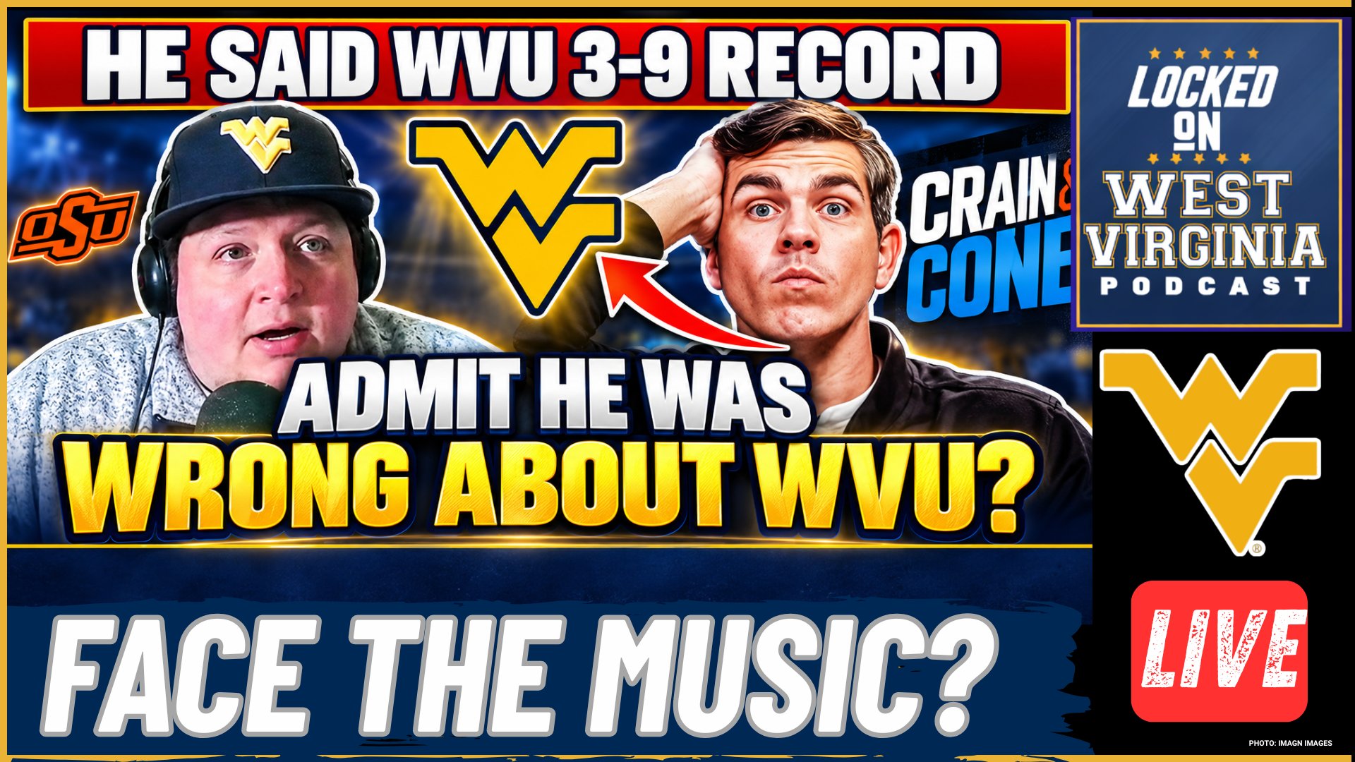 National Analyst Jake Crain RETURNS to DEFEND His WVU 3–9 Prediction!?