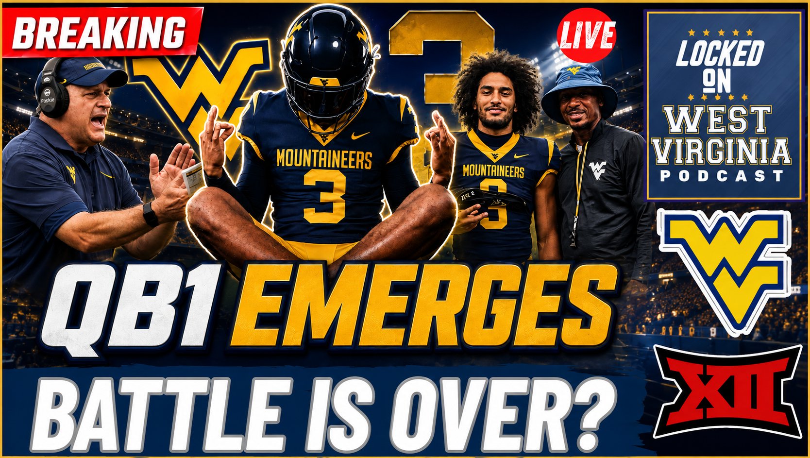 BREAKING: Per On3- Michael Hawkins Expected to Be WVU’s Starting Quarterback!