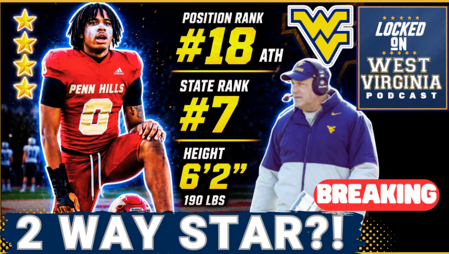 HUGE!! West Virginia lands a FOUR-STAR DB built for the Big 12 Baby!