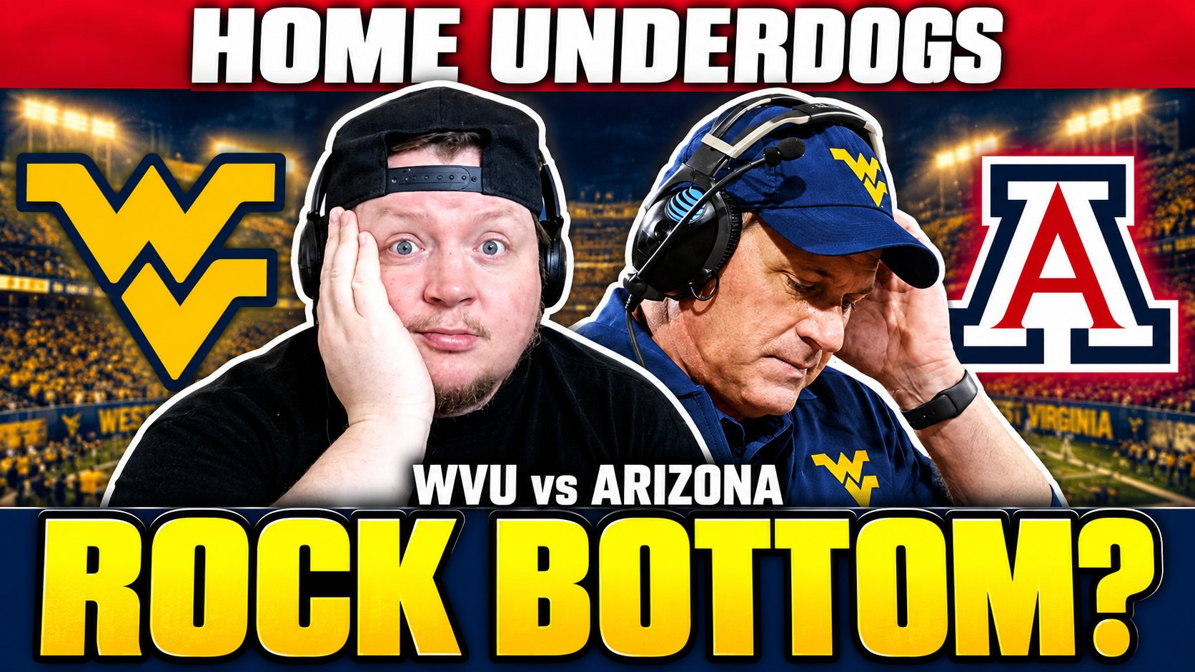 WAKE-UP CALL—West Virginia Is a Home UNDERDOG Against Arizona! / Zac Alley UPDATE