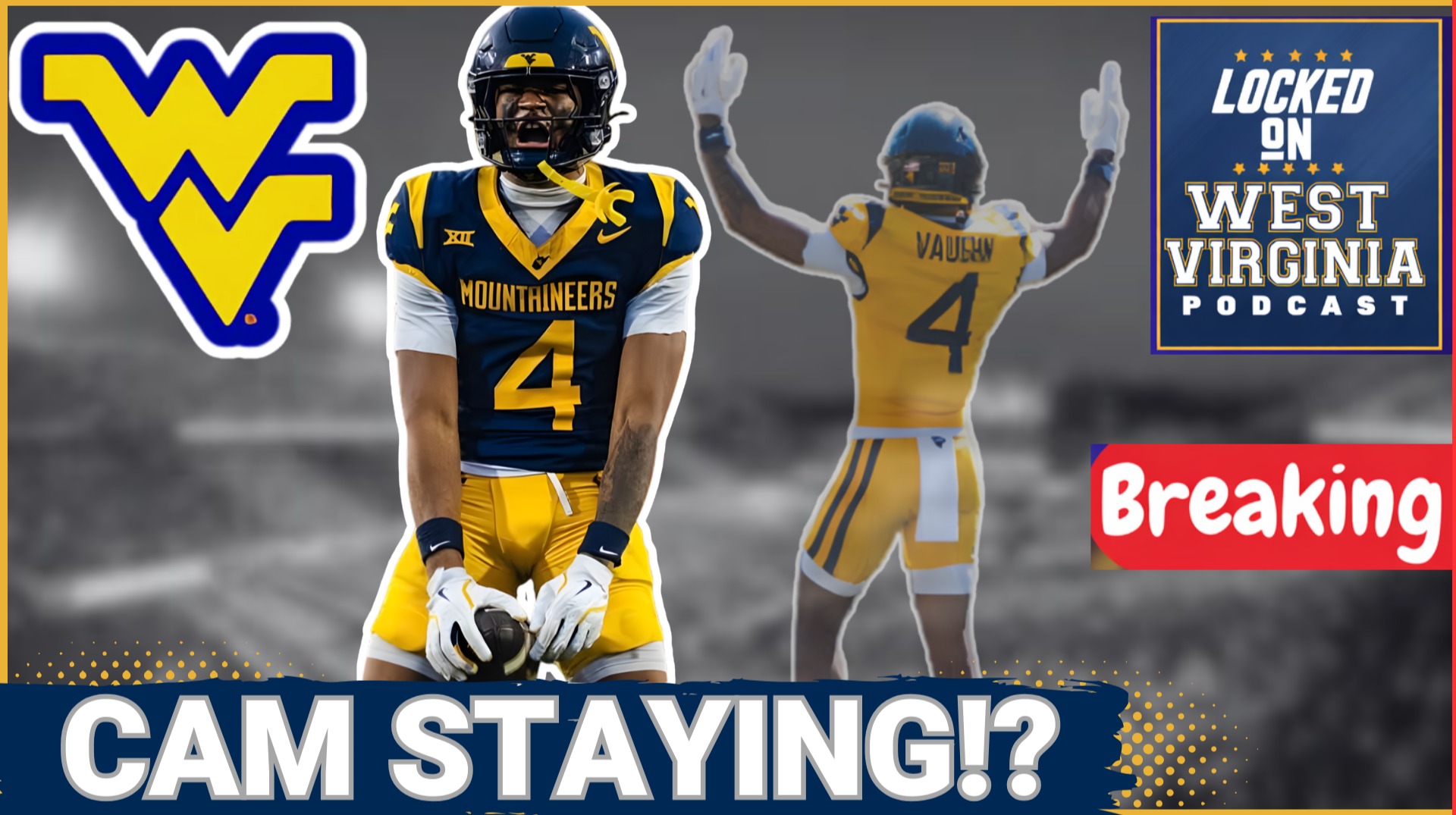 NOT LEAVING? West Virginia Star WR Cam Vaughn announces his future plans on Social Media!