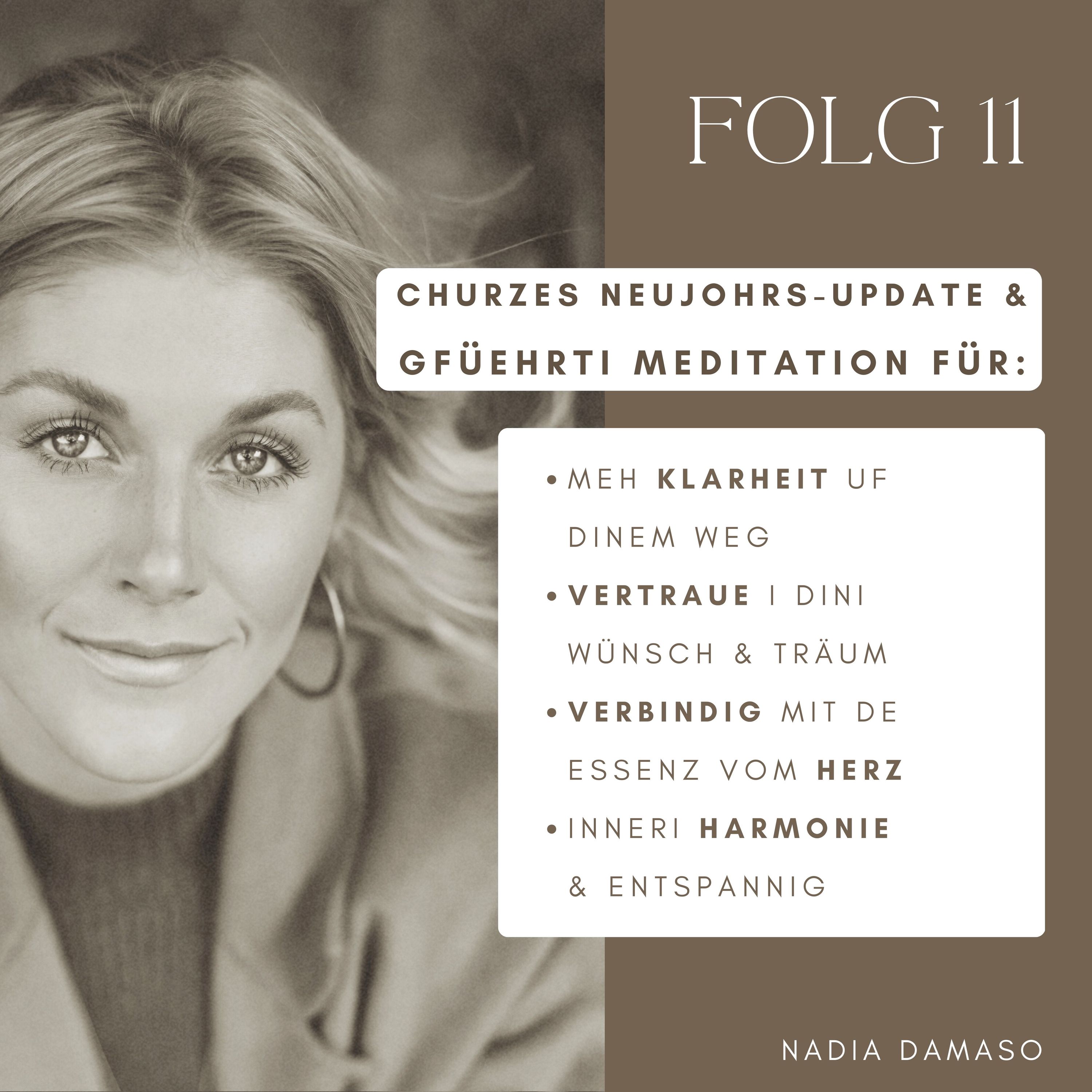 Churzes Neujohrs-Update & Gfüehrti Meditation für Klarheit & Vertraue ufem aigete Weg durch e tüüfi Herzens-Verbindig episode artwork