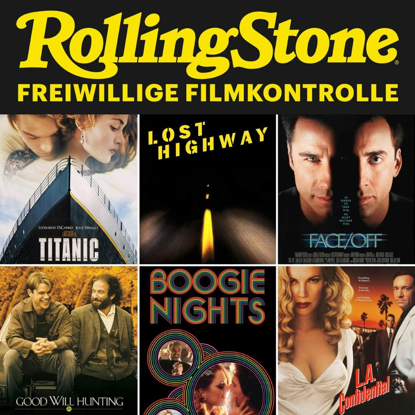 1997: Titanic, Boogie Nights, L.A. Confidential, Good Will Hunting, Face/Off, Lost Highway und mehr episode artwork