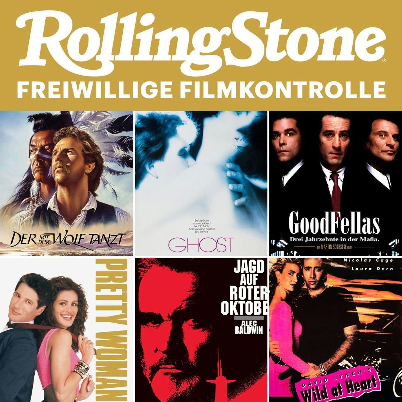 1990: Der mit dem Wolf tanzt, GoodFellas, Pretty Woman, Ghost, Roter Oktober, Wild at Heart und mehr episode artwork