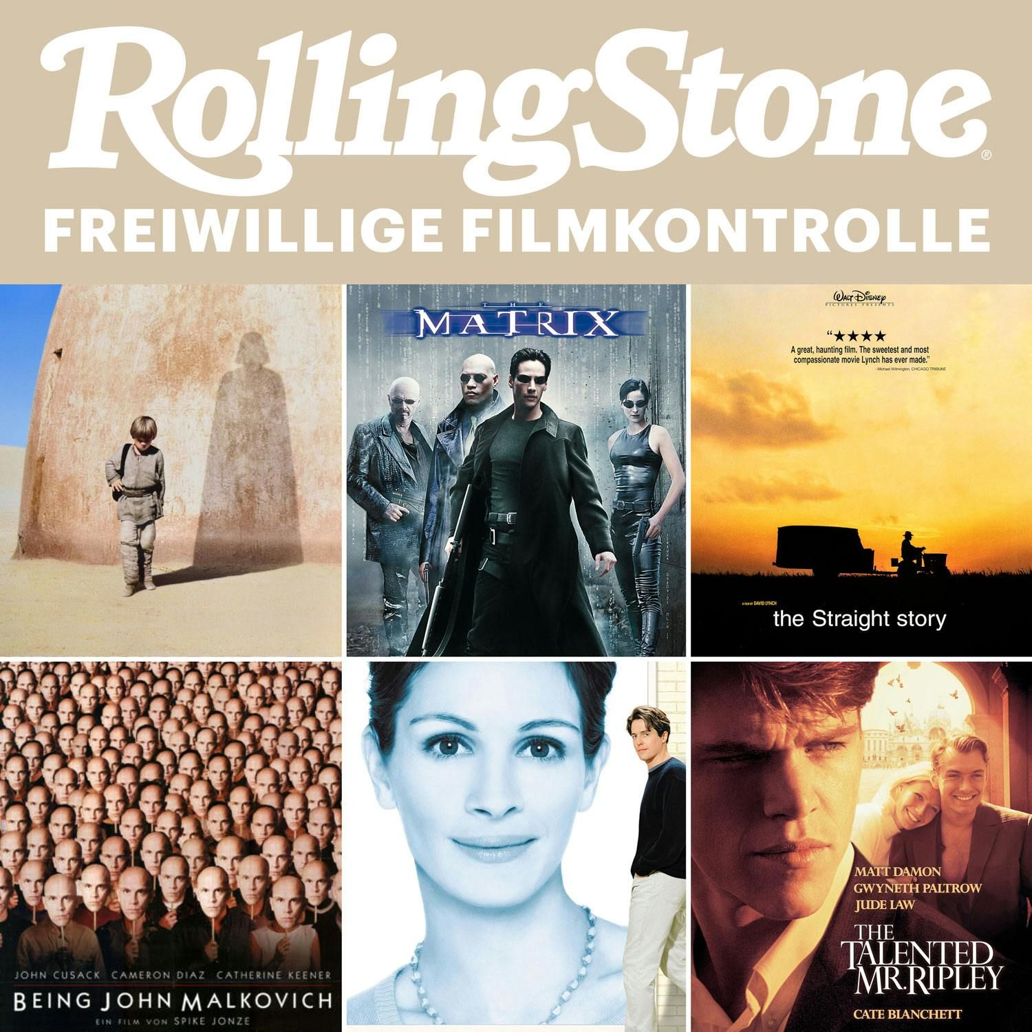 1999: Matrix, Phantom Menace, Malkovich, Notting Hill, Straight Story, The Limey und mehr episode artwork