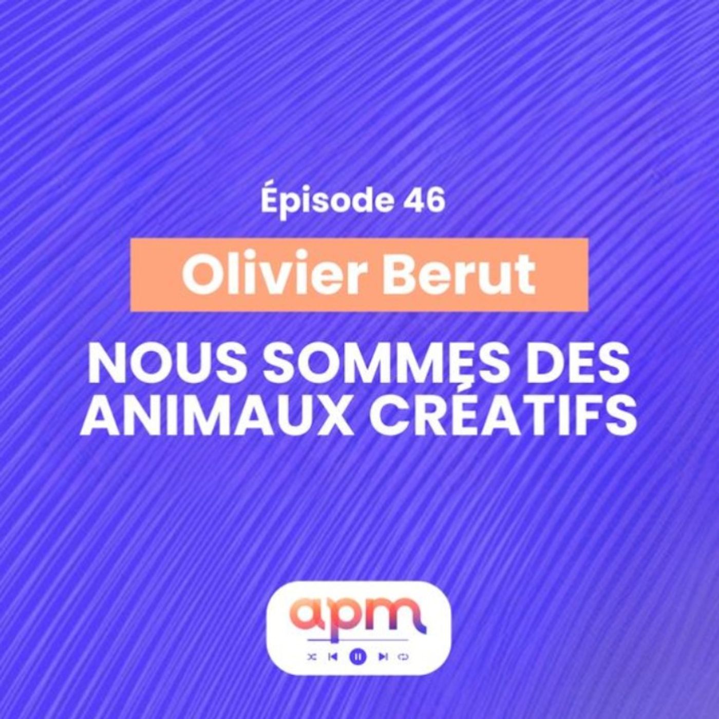 Olivier Berut – Nous sommes des animaux créatifs