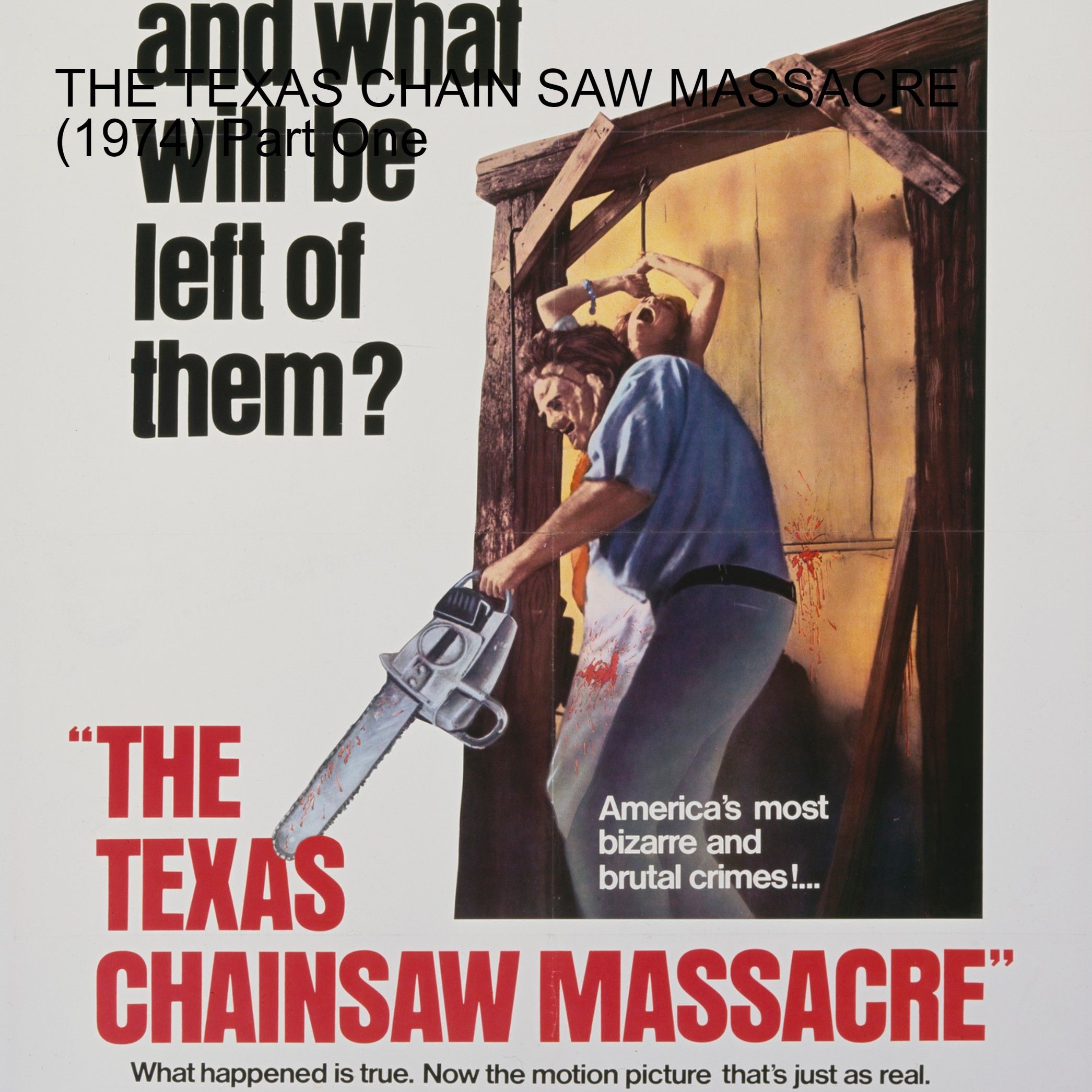 THE TEXAS CHAIN SAW MASSACRE (1974) Part One