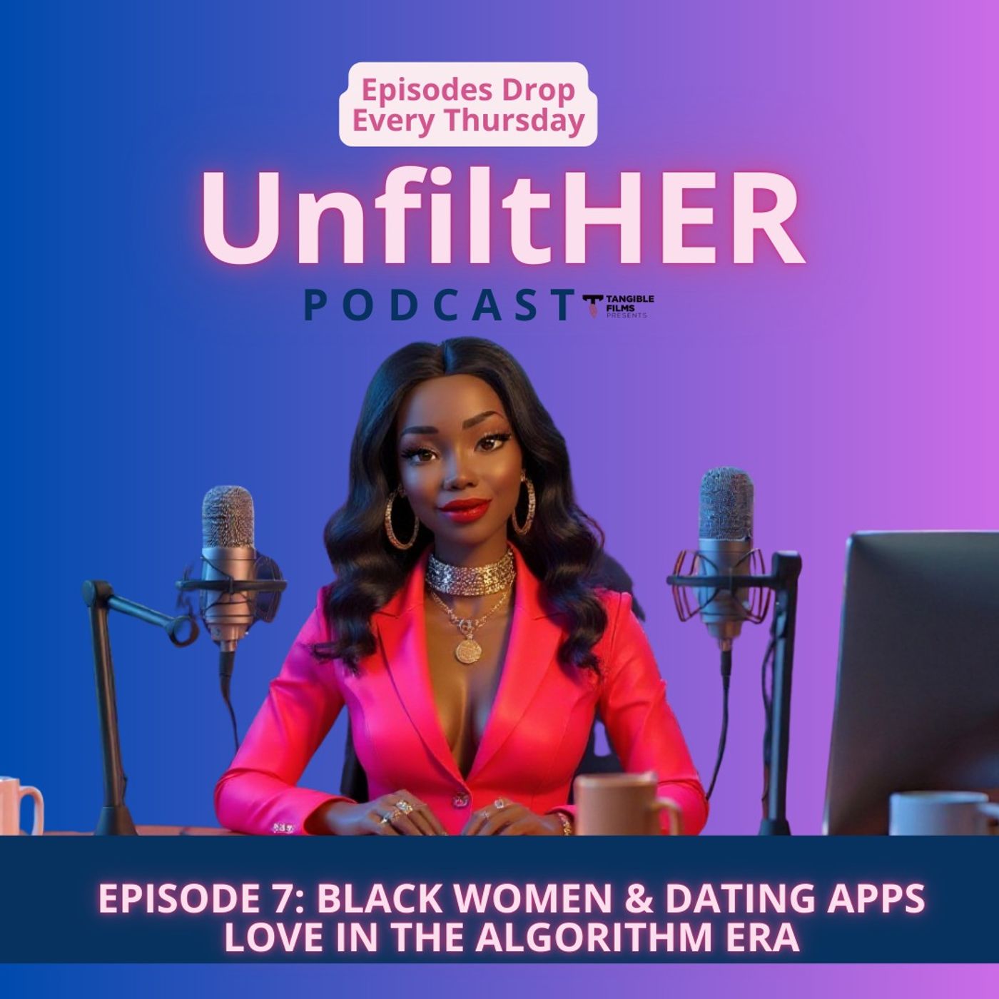 Episode 7: Black Women & Dating Apps: Love in the Algorithm Era | UnFilterHer Podcast episode artwork