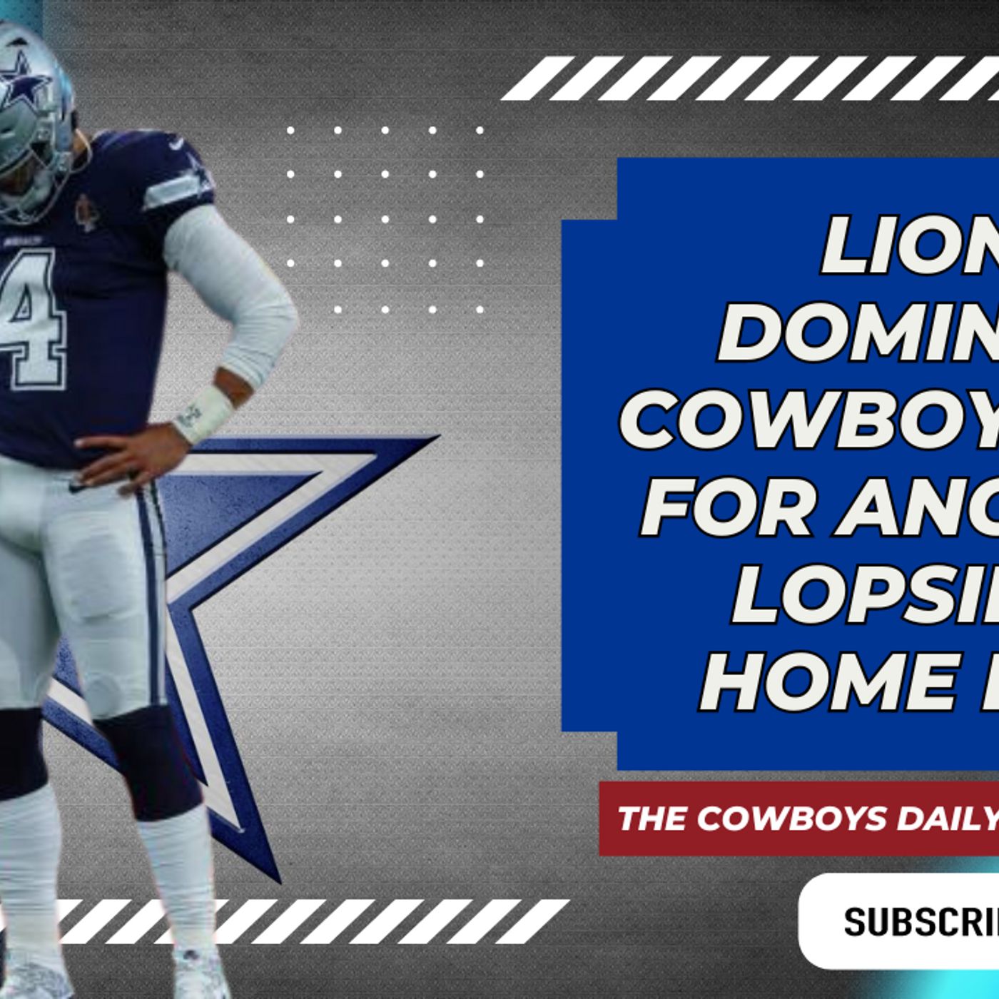 Lions Dominate Cowboys 47-9 For Another Lopsided Home Loss