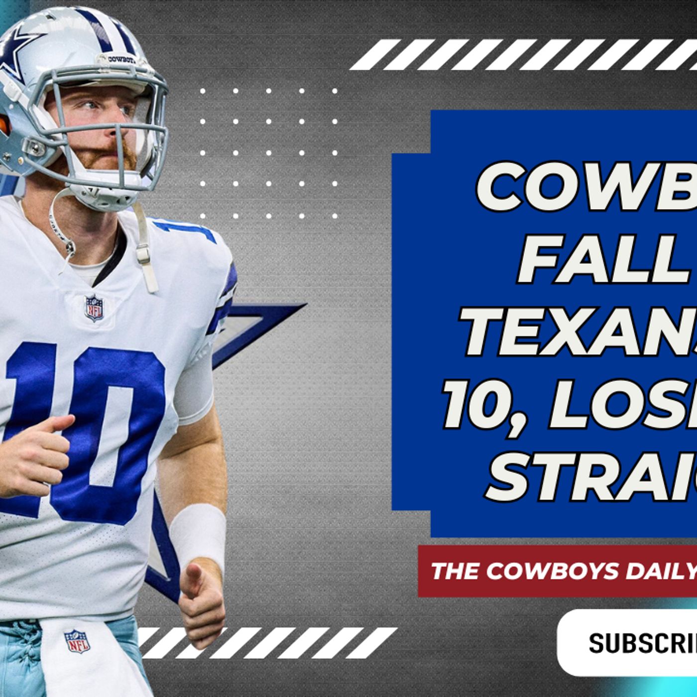 Cowboys Fall to Texans 34-10, Lose 5th Straight