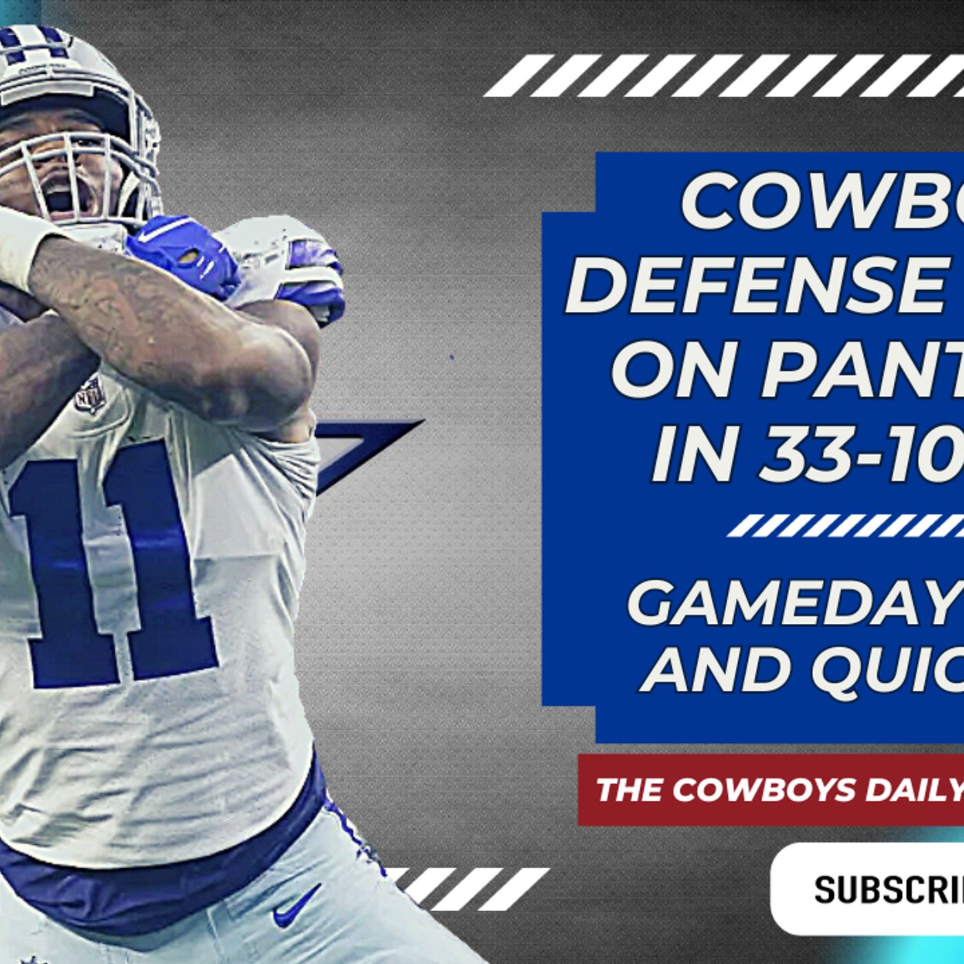 Dallas Cowboys Jump on Panthers in 2nd Half for 33-10 Road Win