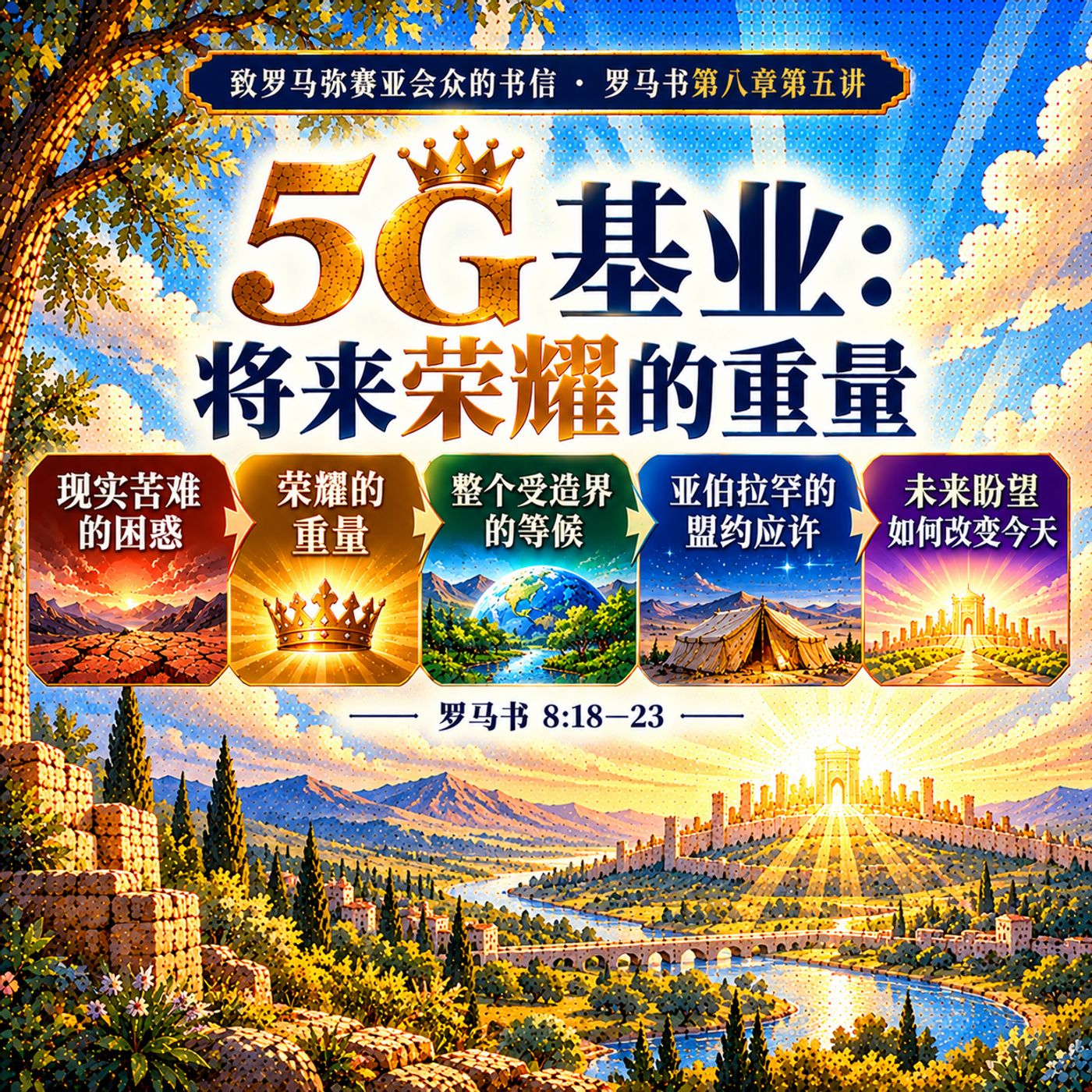 5G 基业：将来荣耀的重量 罗8:18–23 episode artwork