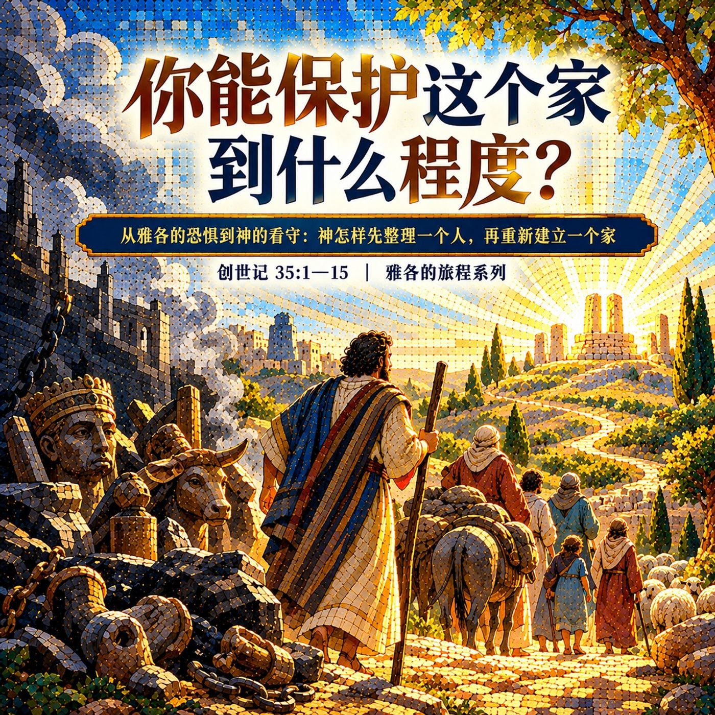 创 35：你能保护这个家到什么程度？ 从雅各的恐惧到神的看守：神怎样先整理一个人，再重新建立一个家 episode artwork