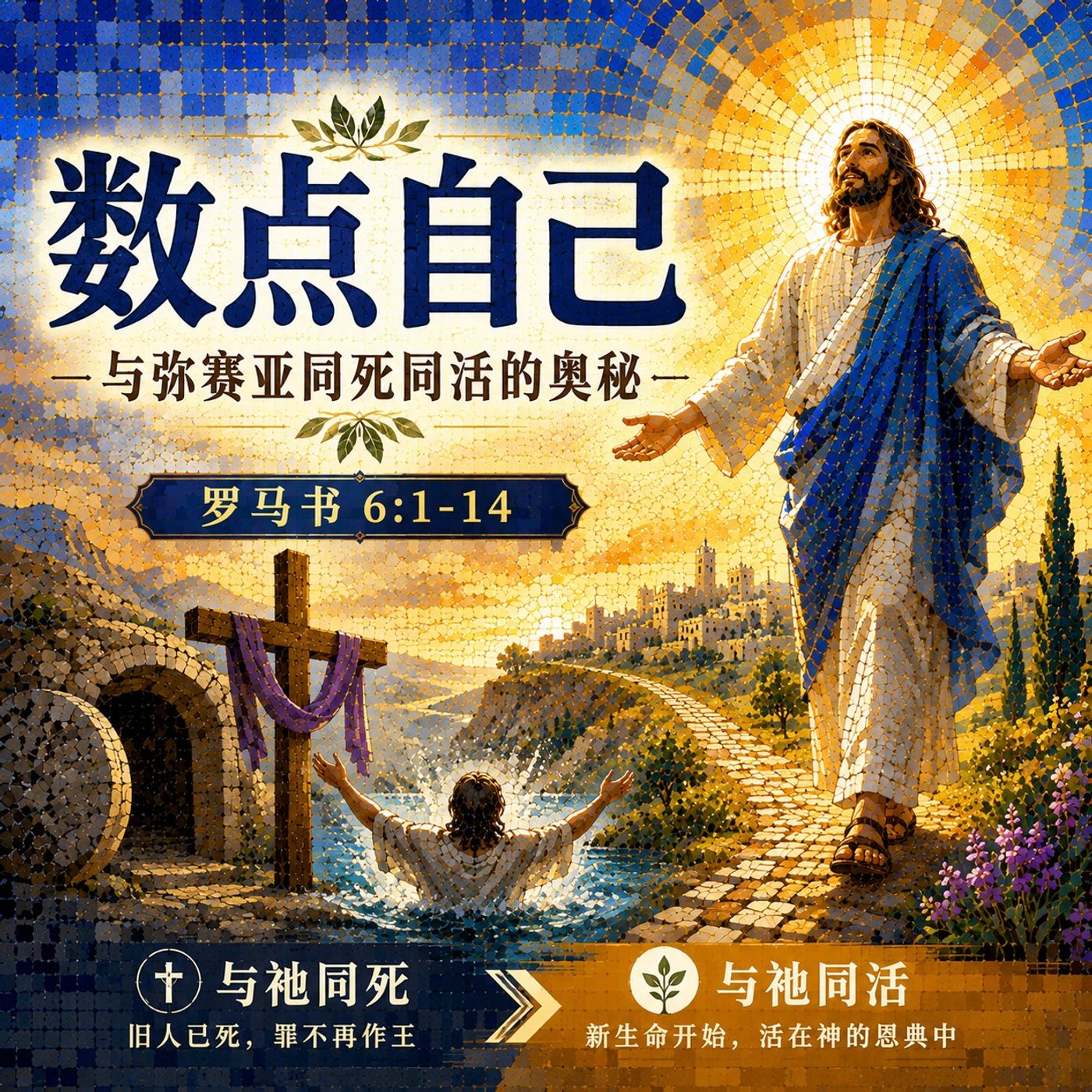 数点自己 ---受洗的深度解读，与弥赛亚同死同活的奥秘  罗马书 6:1–14 episode artwork