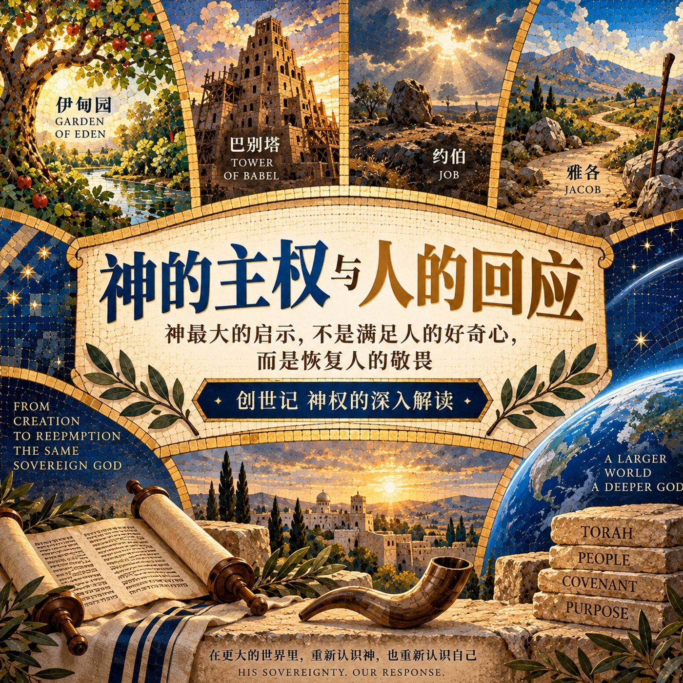 神的主权与人的回应 ---- 神最大的启示，不是满足人的好奇心，而是恢复人的敬畏 episode artwork