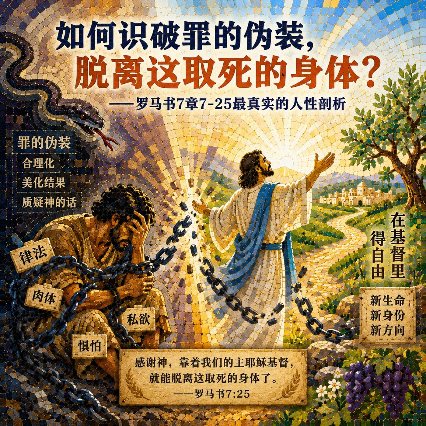 如何识破罪的伪装，脱离这取死的身体？ ——罗马书7章7-25最真实的人性剖析 episode artwork