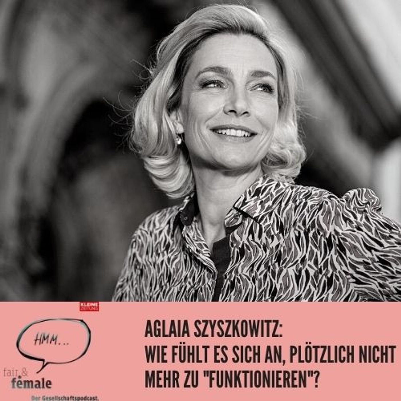 #100 Aglaia Szyszkowitz: Wie fühlt es sich an, plötzlich nicht mehr zu "funktionieren"? episode artwork