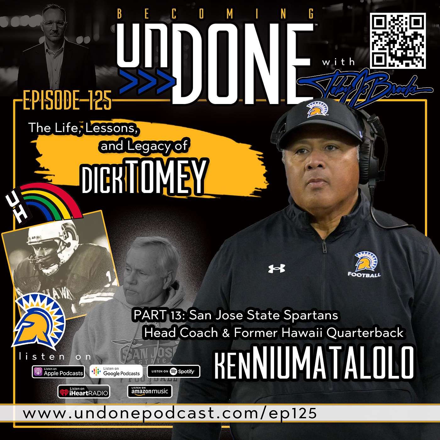 125 | San Jose State Football Head Coach Ken Niumatalolo Reflects on Leadership Lessons from Coach Tomey (Part 13)