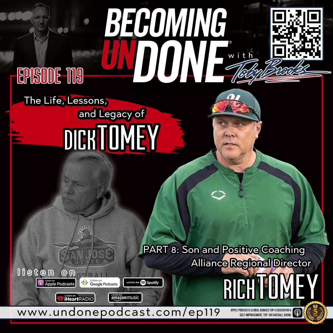 119 | Part 8: Positive Coaching Alliance’s Rich Tomey Reflects on the Lasting Impact of his Dad, Coach Dick Tomey