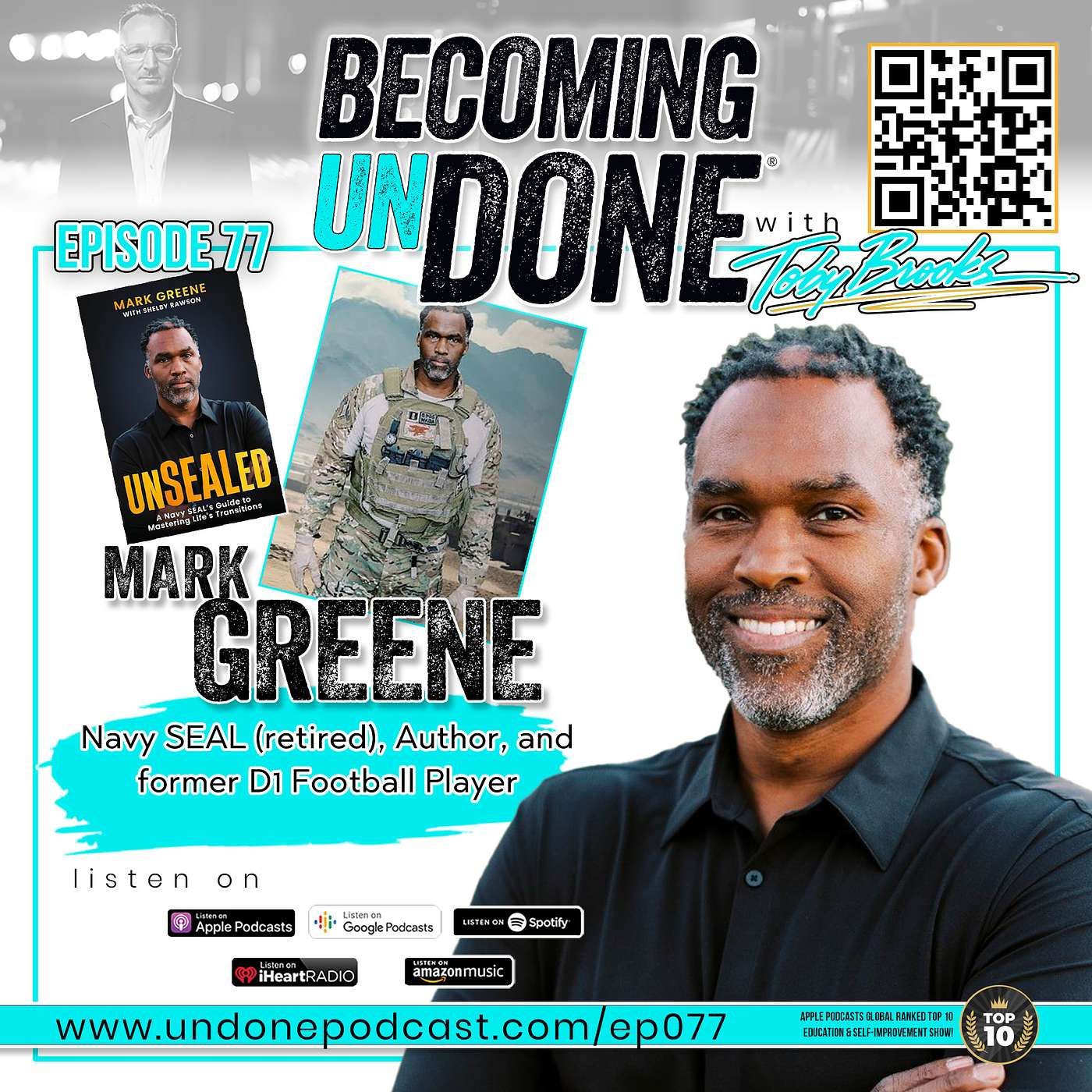 077 | MISSION with Mark Greene, US Navy SEAL (ret.), Author, and Former D1 Athlete episode artwork