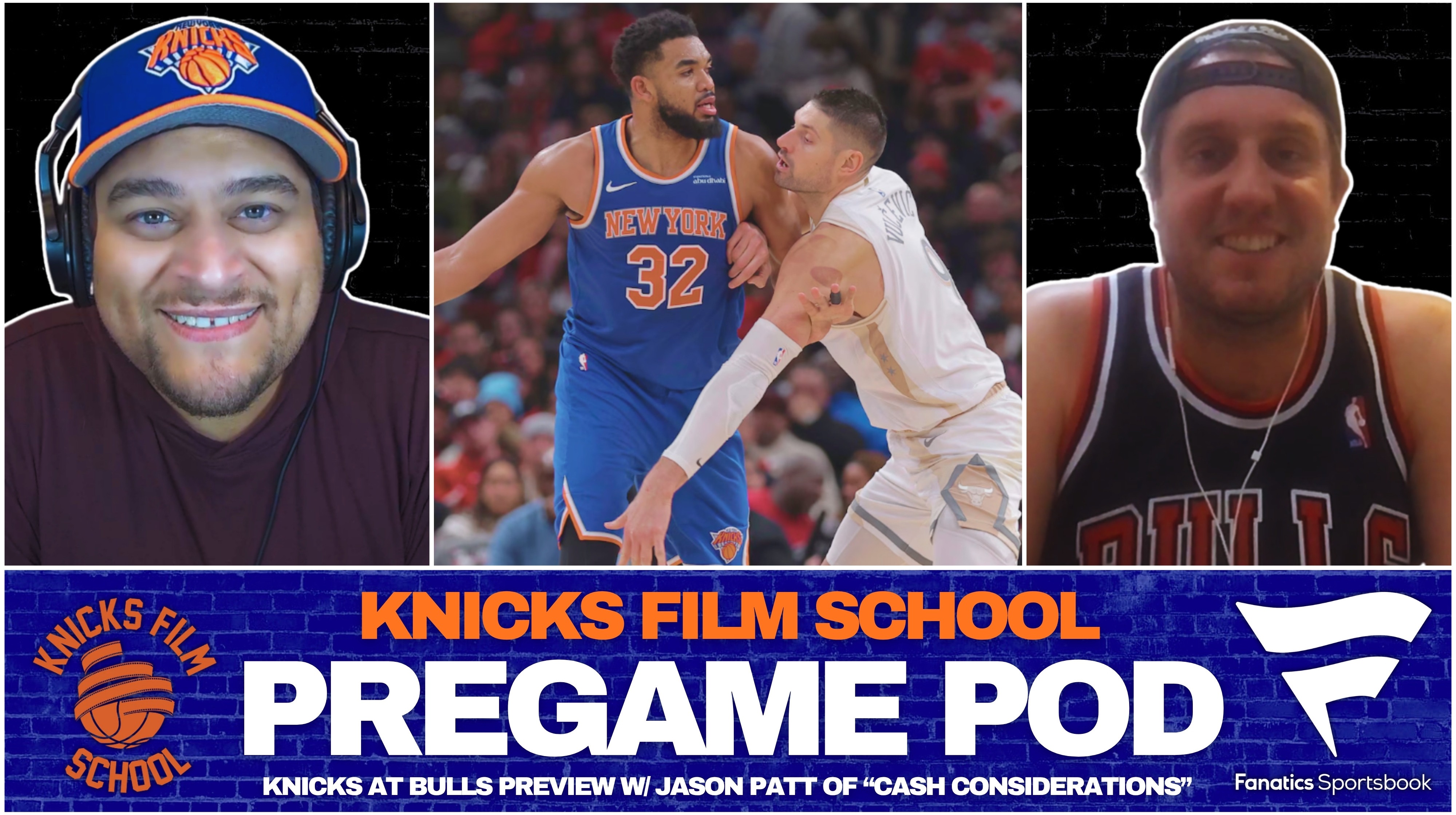 Knicks vs Bulls HOME & HOME Preview w/ Jason Patt of Cash Considerations | PREGAME POD