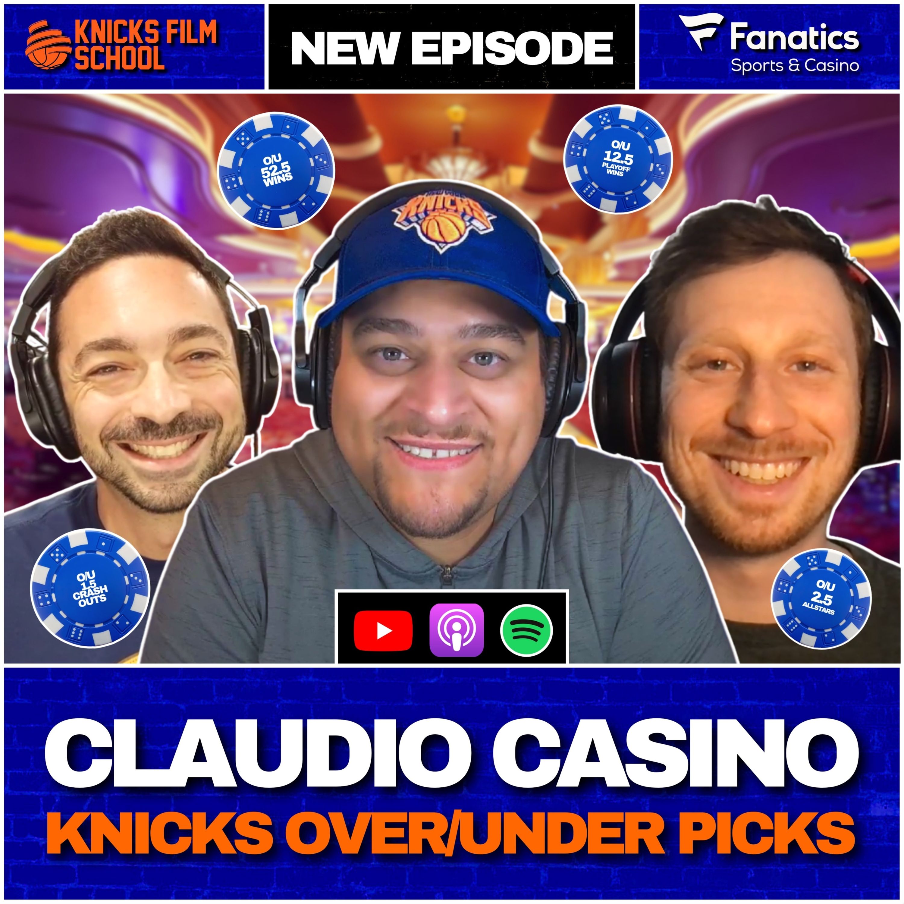 Claudio Casino 5.0! Overs/Unders Picks for the 2026-27 Knicks Season! | Knicks Film School