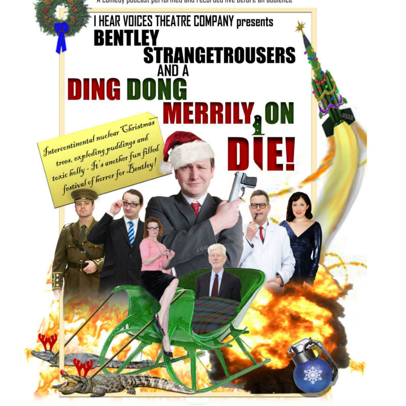 Bentley Strangetrousers and a Ding Dong Merrily on Die episode artwork