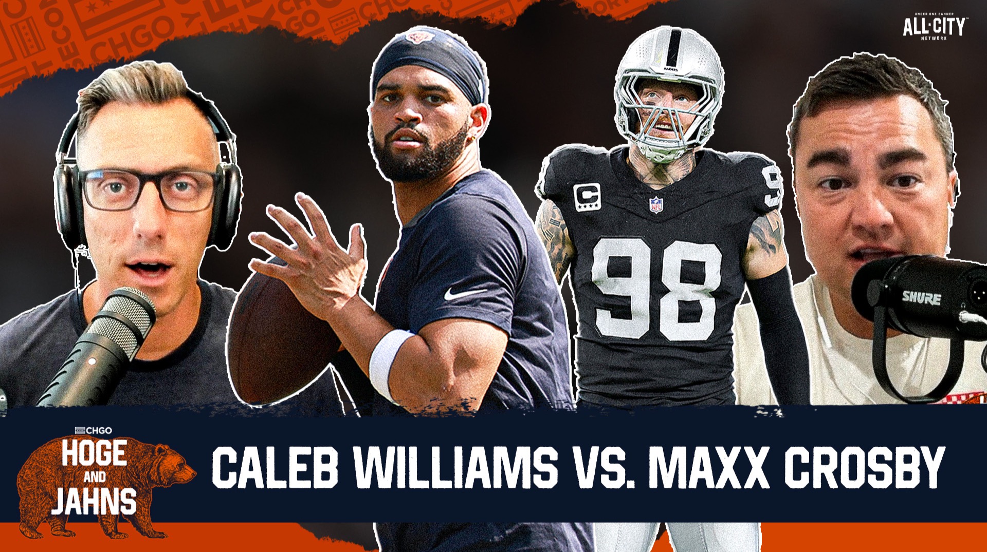 Caleb Williams vs Maxx Crosby: Game Predictions, Breakdown + More With Jesse Merrick