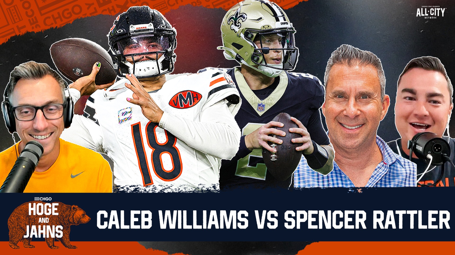 Bears-Saints PREVIEW with Silvy: Caleb Williams vs. Spencer Rattler, Predictions + More!